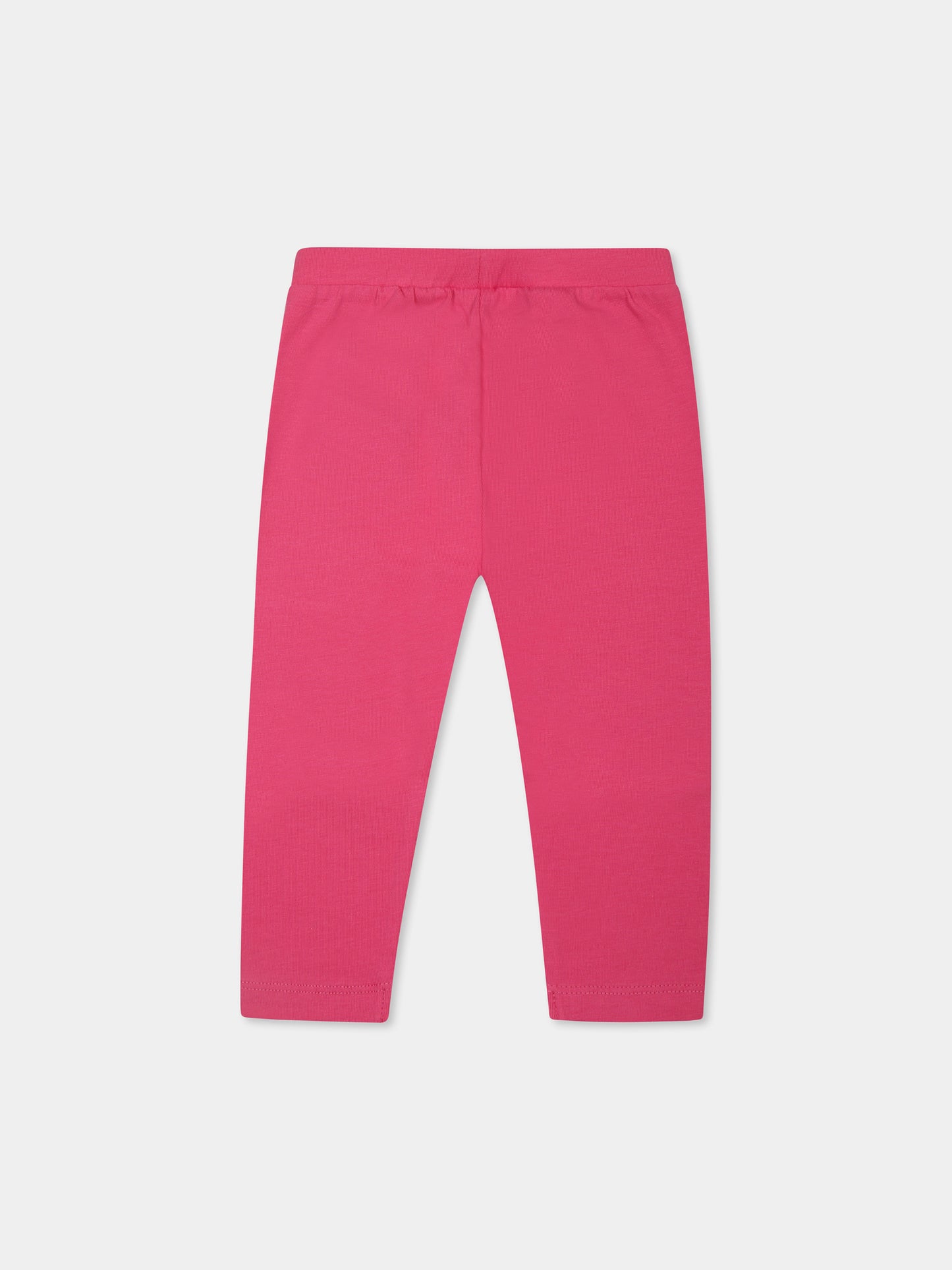 Legging fuchsia pour bébé fille avec Teddy Bear