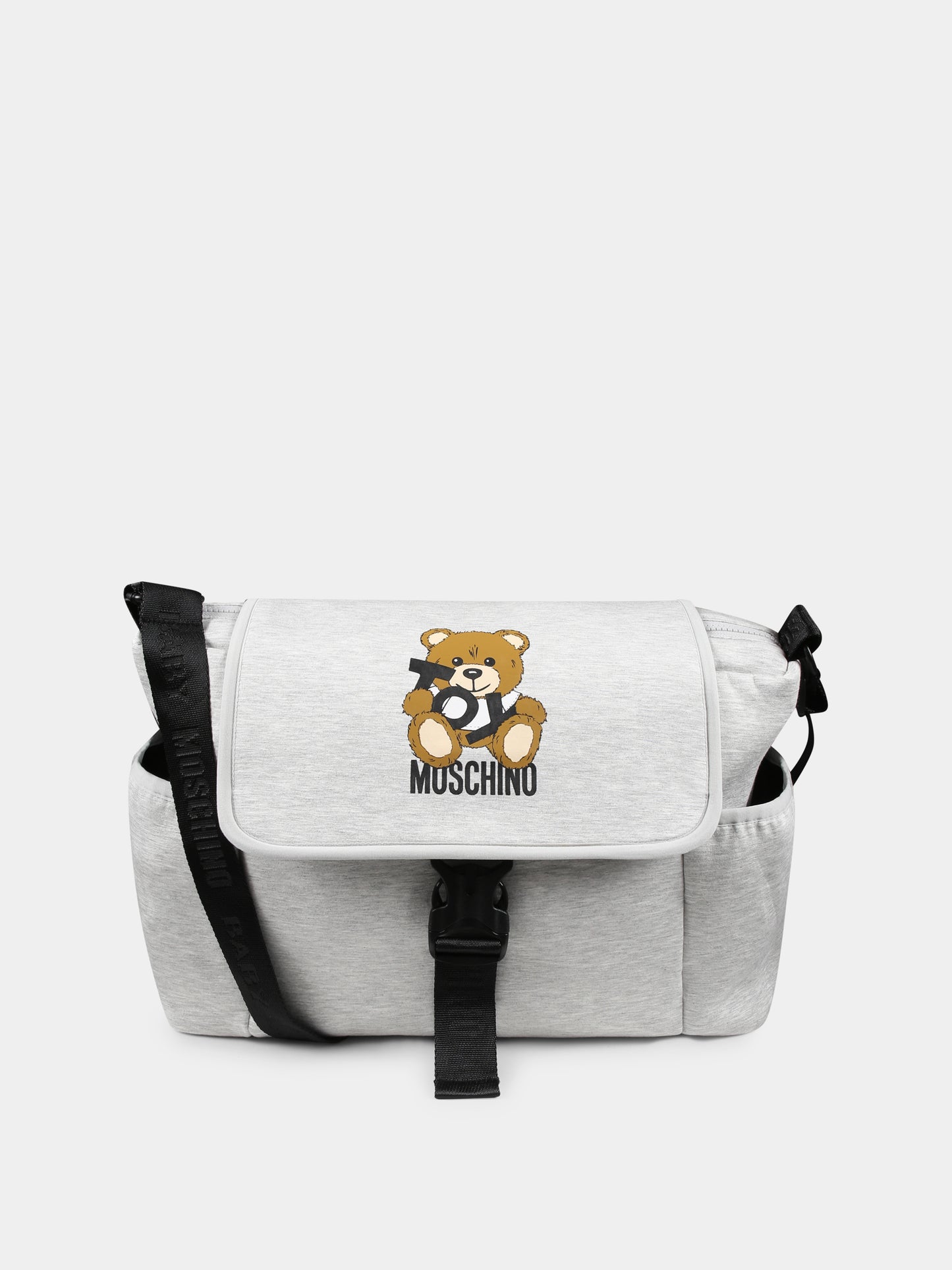 Sac maman gris pour bébé enfants avec Teddy Bear