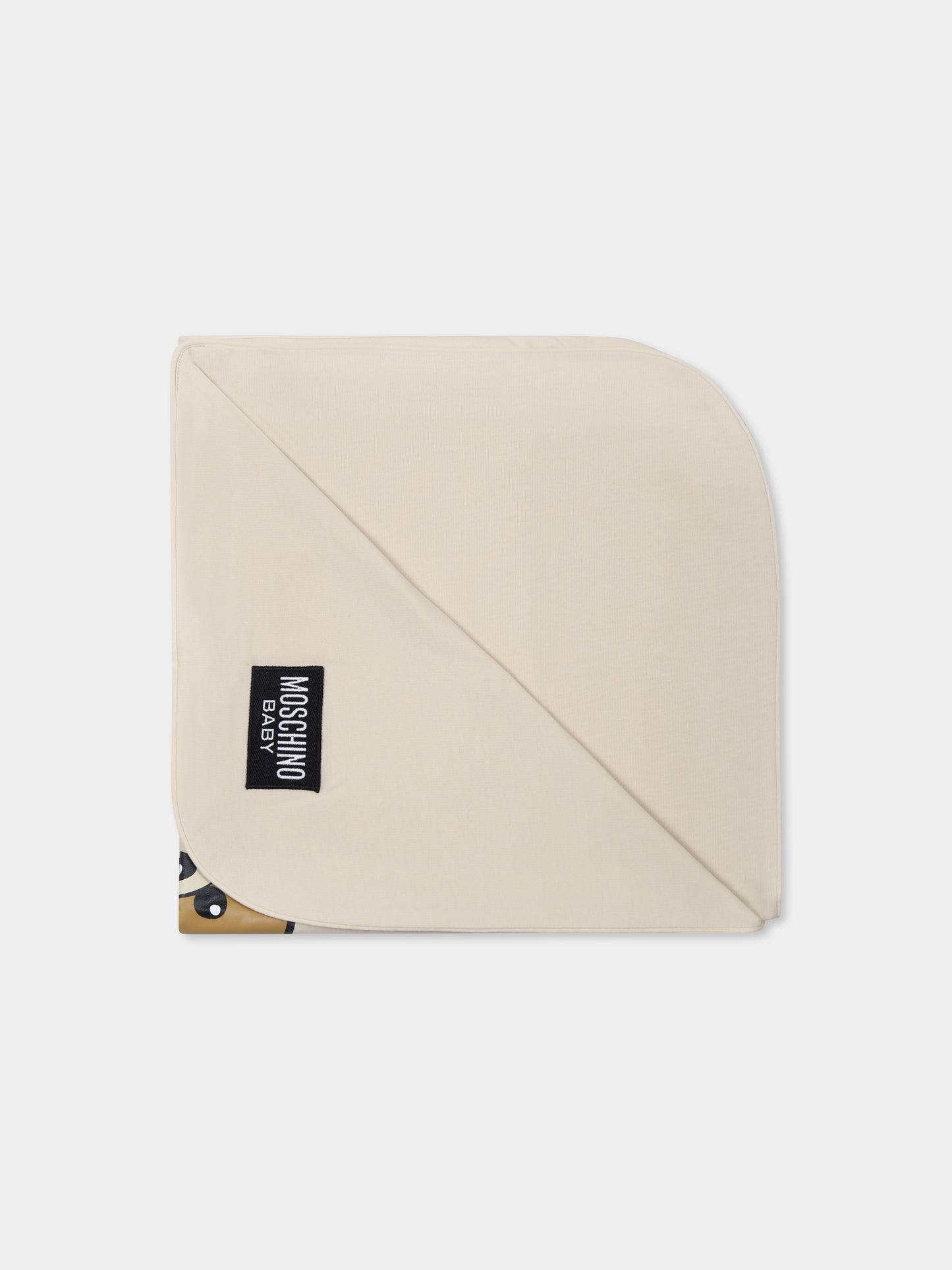 Couverture beige pour bébé enfants avec Teddy Bear