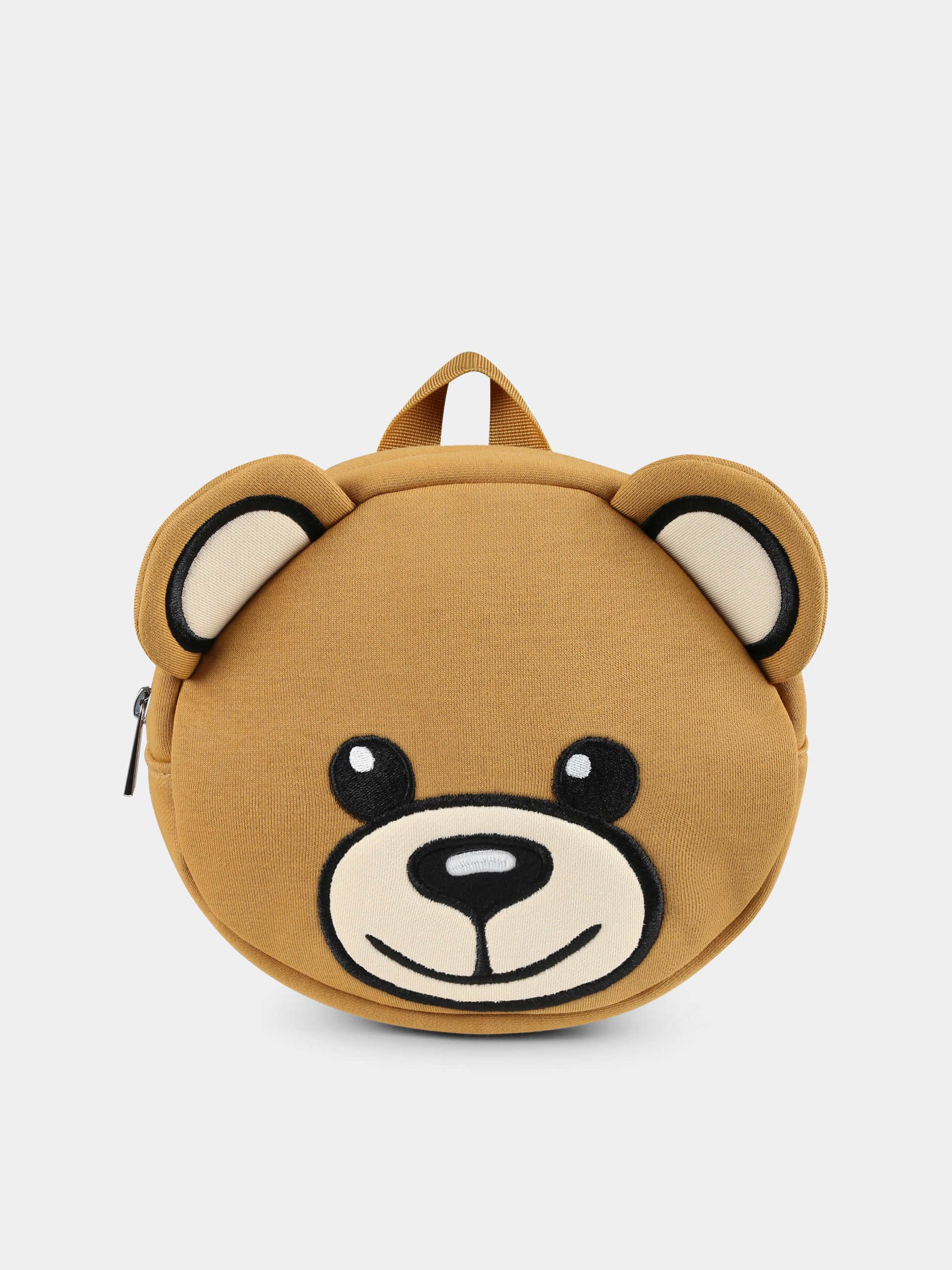 Zaino marrone per bambini a forma di Teddy Bear,Moschino Kids,MUX054 LCA26 20327