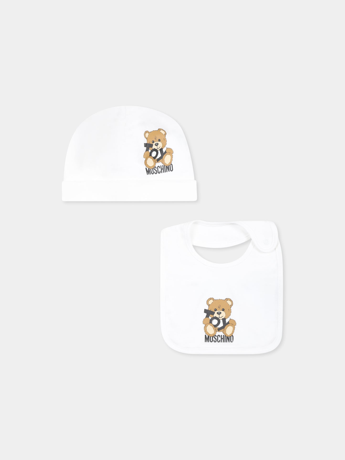 Ensemble d'accessoires blanc pour bébé enfants avec Teddy Bear