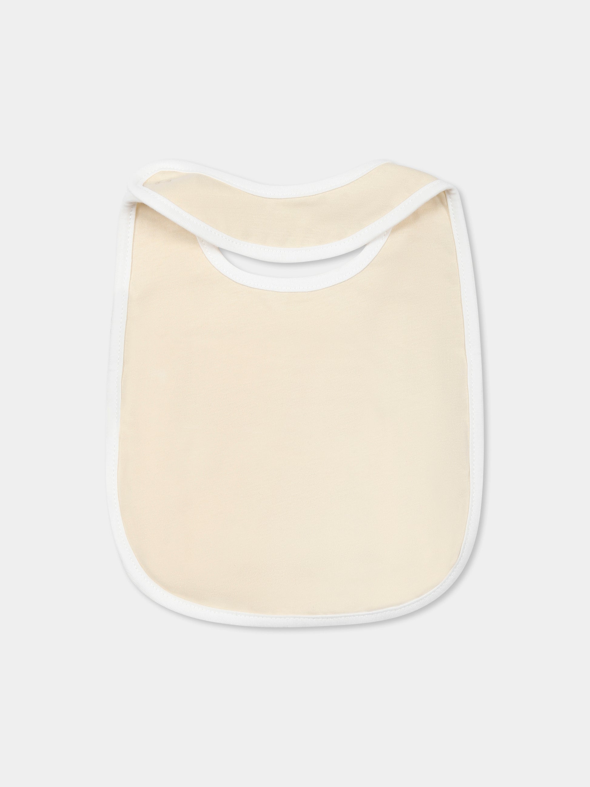 Set bavaglini beige per neonati con Teddy Bear,Moschino Kids,MUY087 LAA03 20404