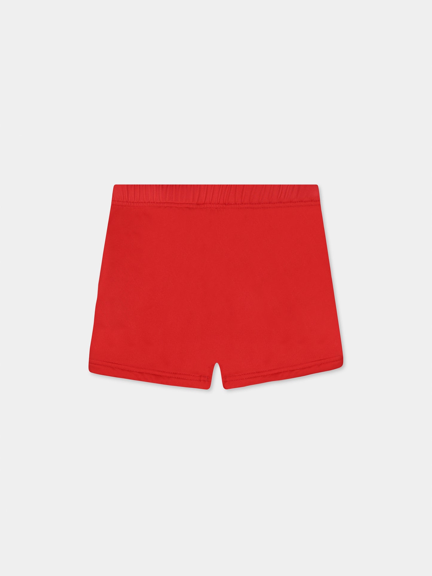 Short de bain rouge pour bébé garçon avec logo