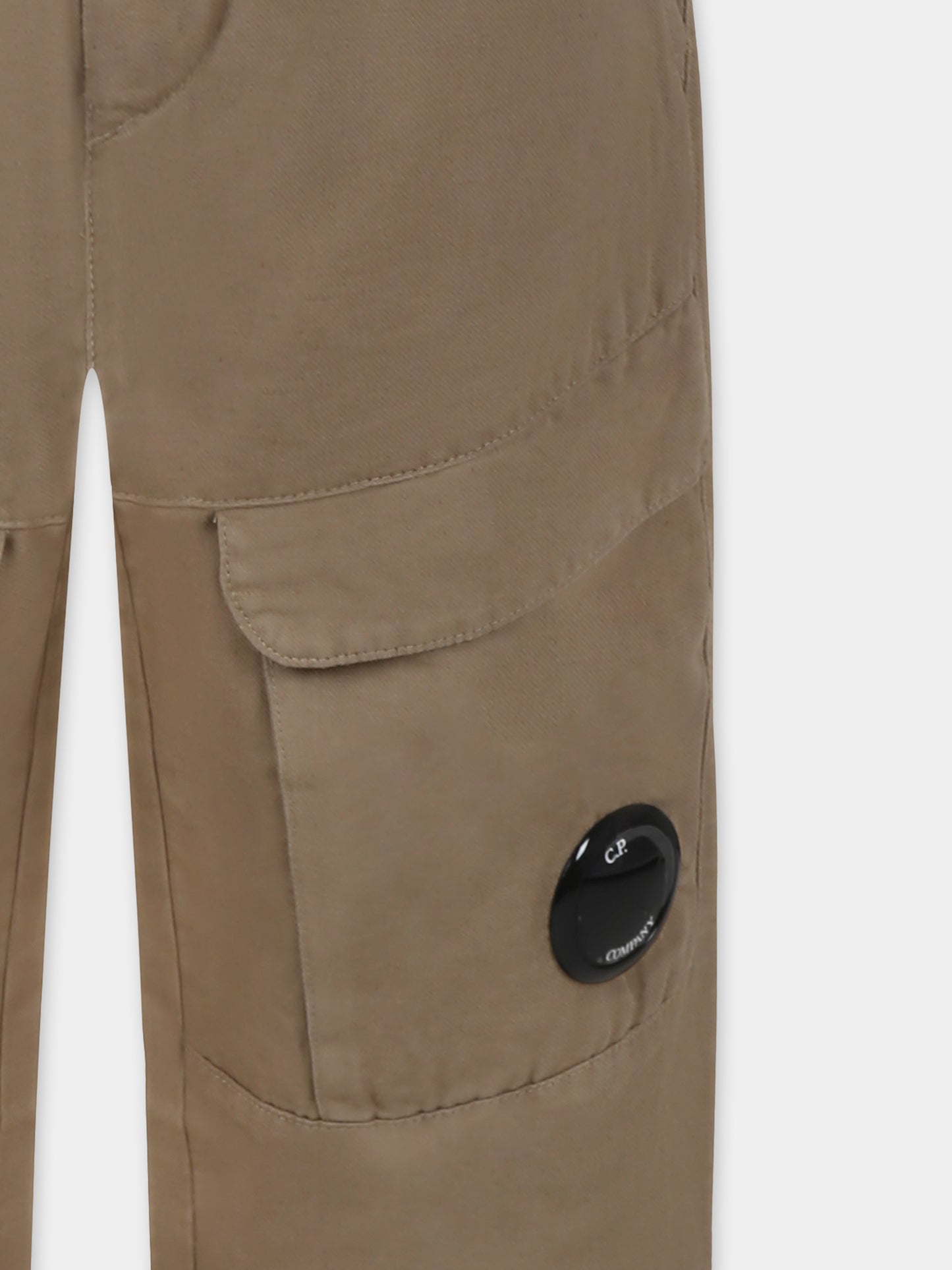 Pantaloni beige per bambino,C. P. Company,CUP00M LZC01 20262