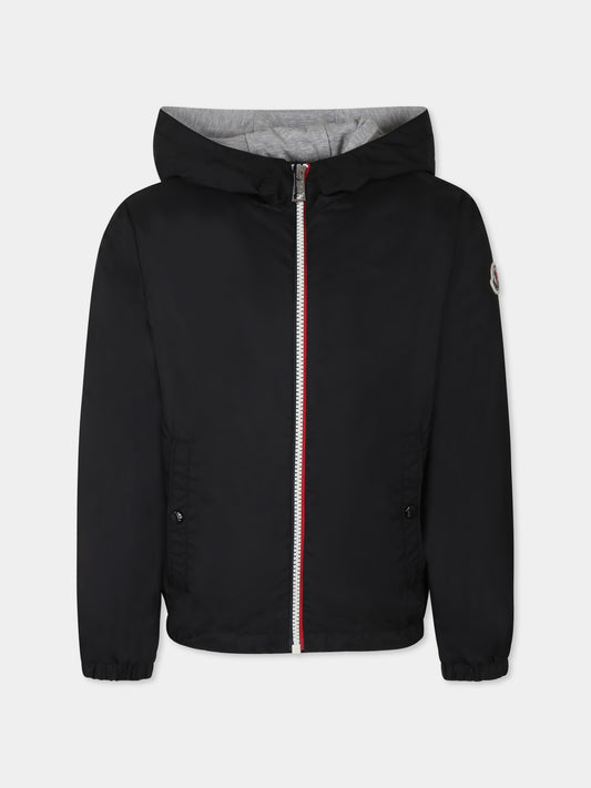 Giacca a vento New Urville nera per bambino con logo,Moncler Kids,K1954 1A00057 53A5E 999