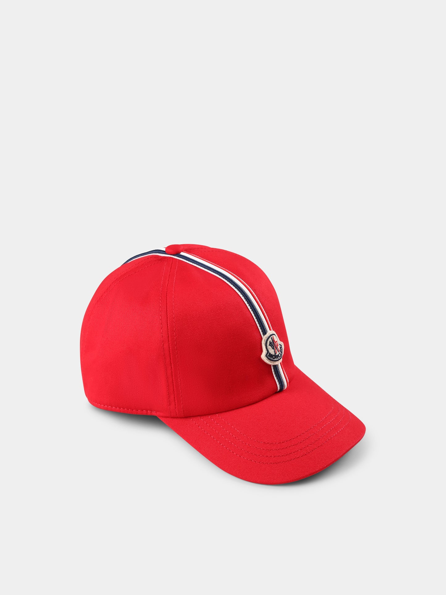 Chapeau rouge pour garçon avec logo
