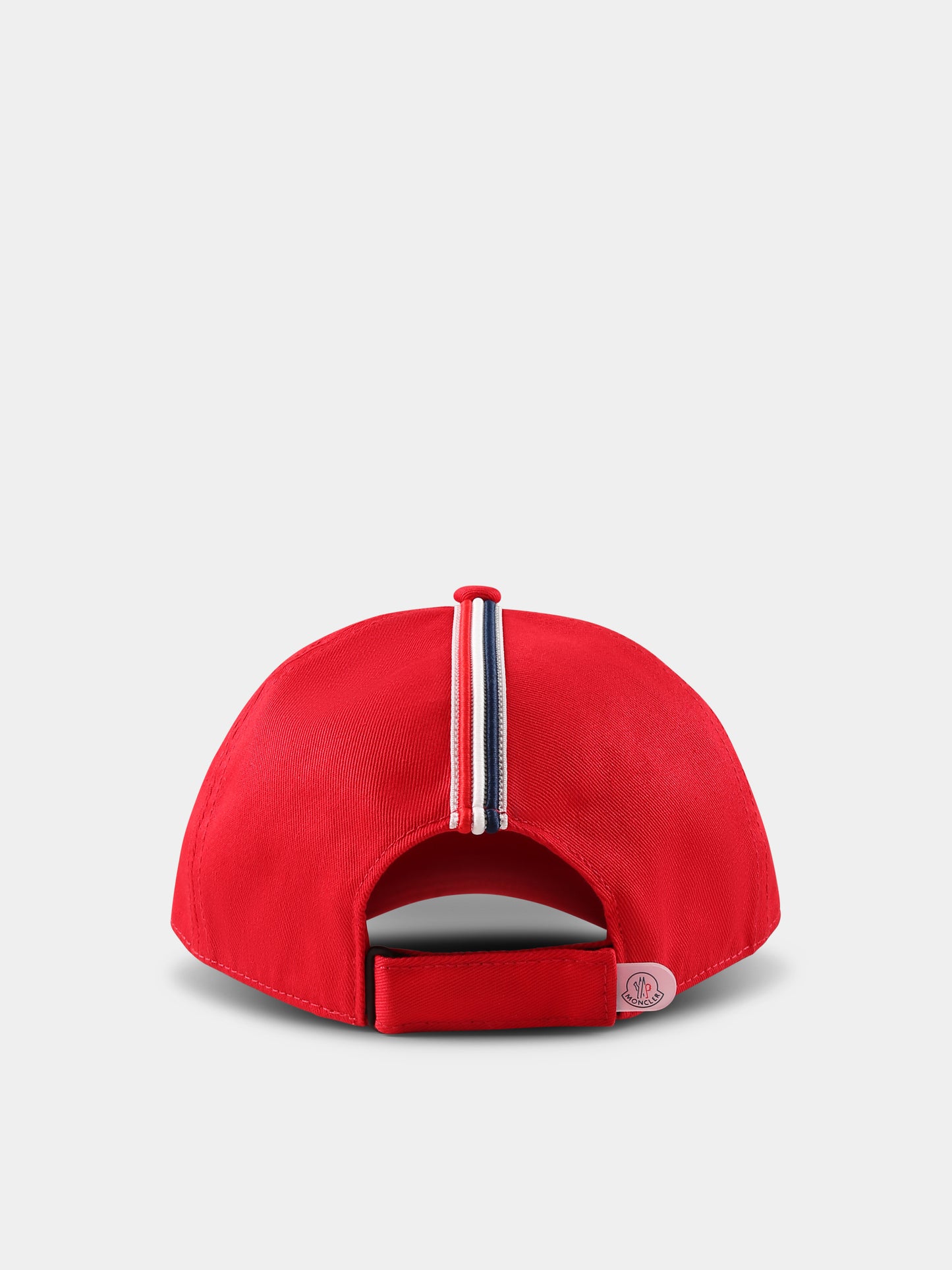 Chapeau rouge pour garçon avec logo