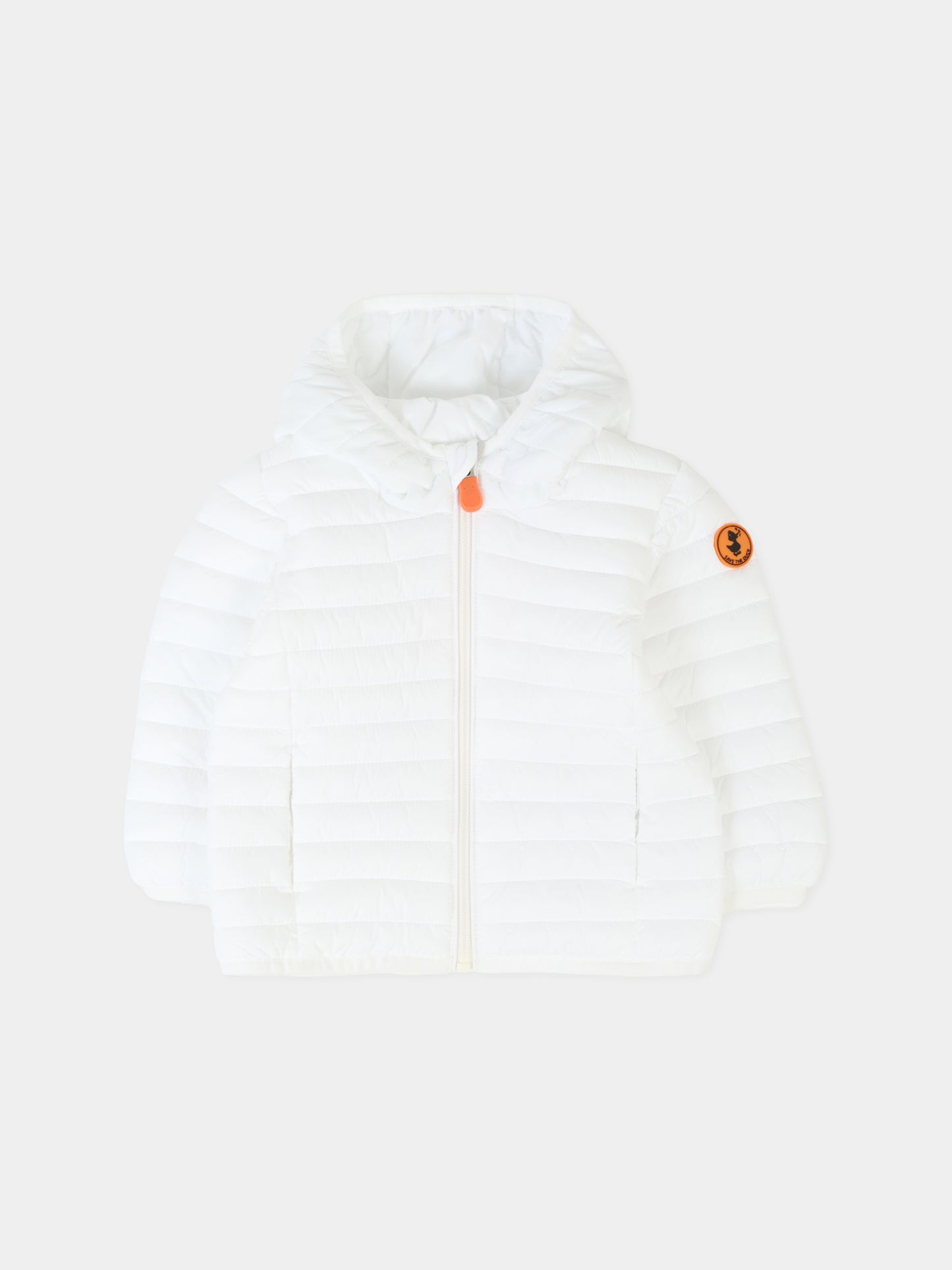 Piumino Nene bianco per neonato con logo,Save The Duck Kids,I30003X GIGA20 00000