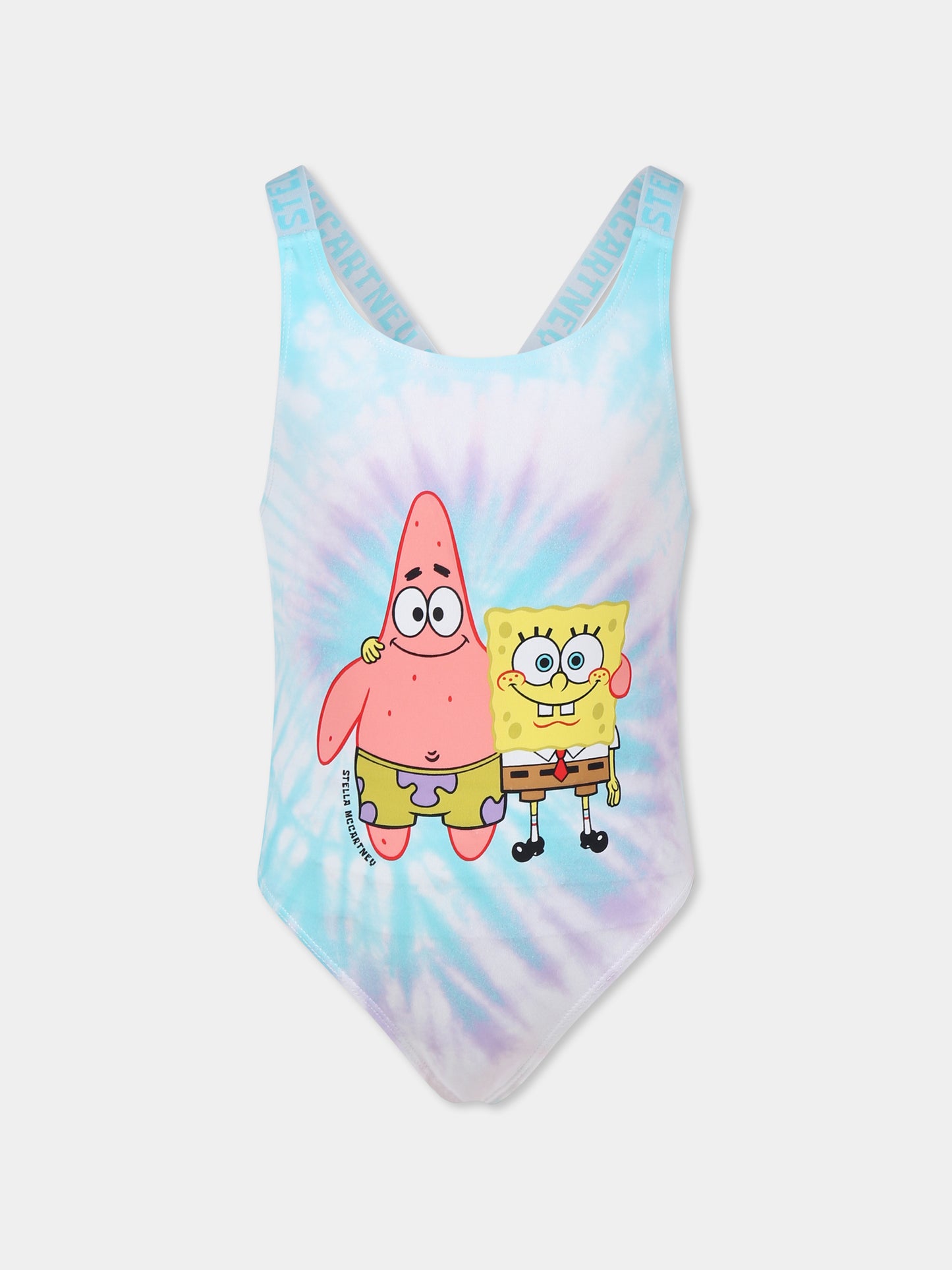 Maillot de bain multicolore pour fille avec Bob l'éponge