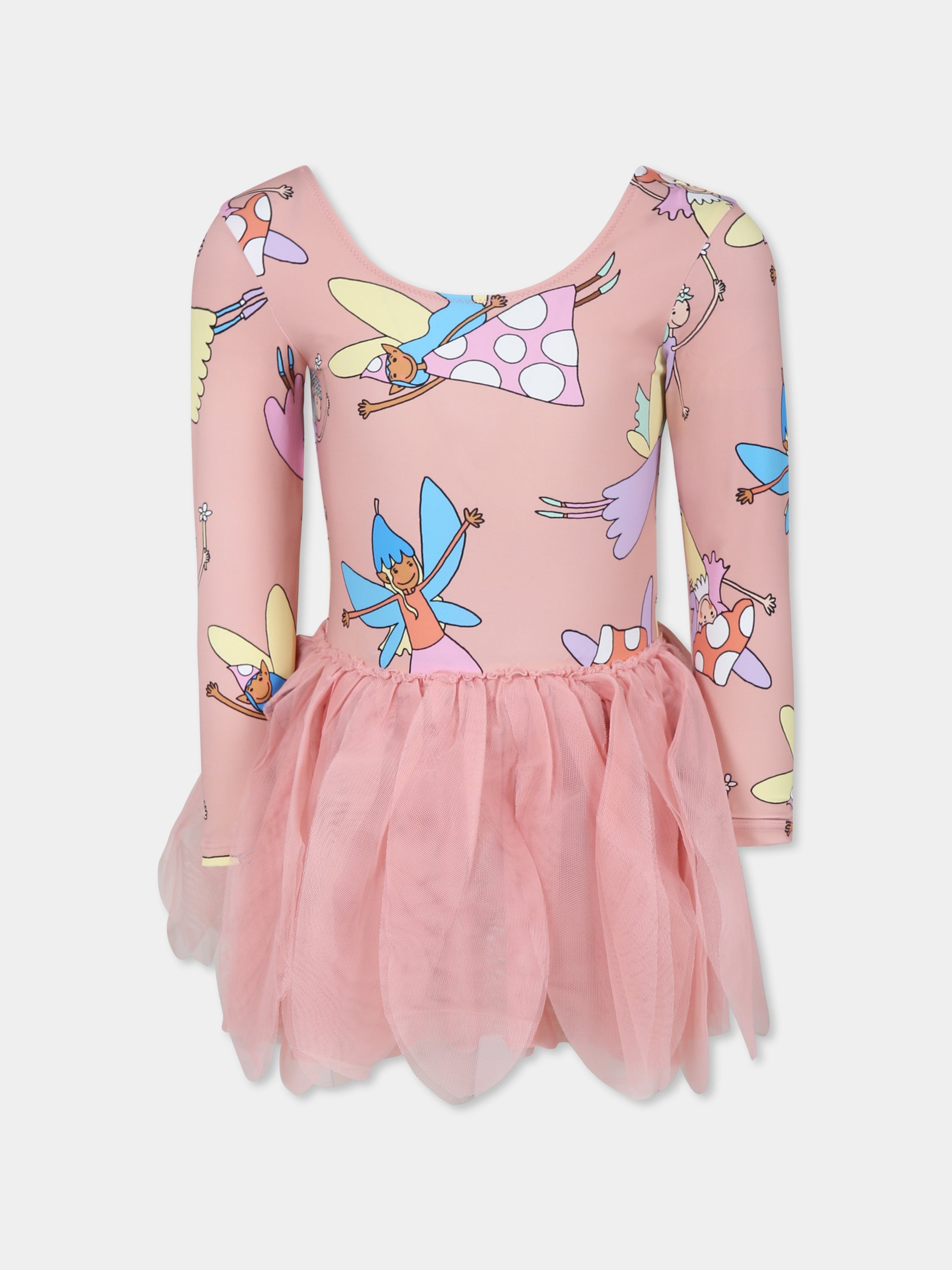 Vestito rosa per bambina con fate,Stella Mccartney Kids,TW1A90 Z2534 51BMC