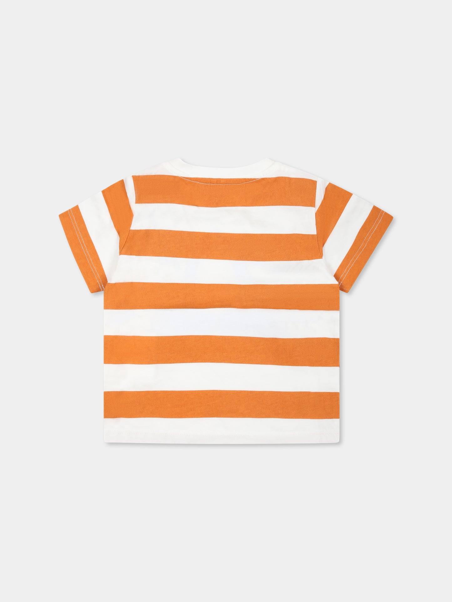 T-shirt multicolor pour bébé garçon avec lapin