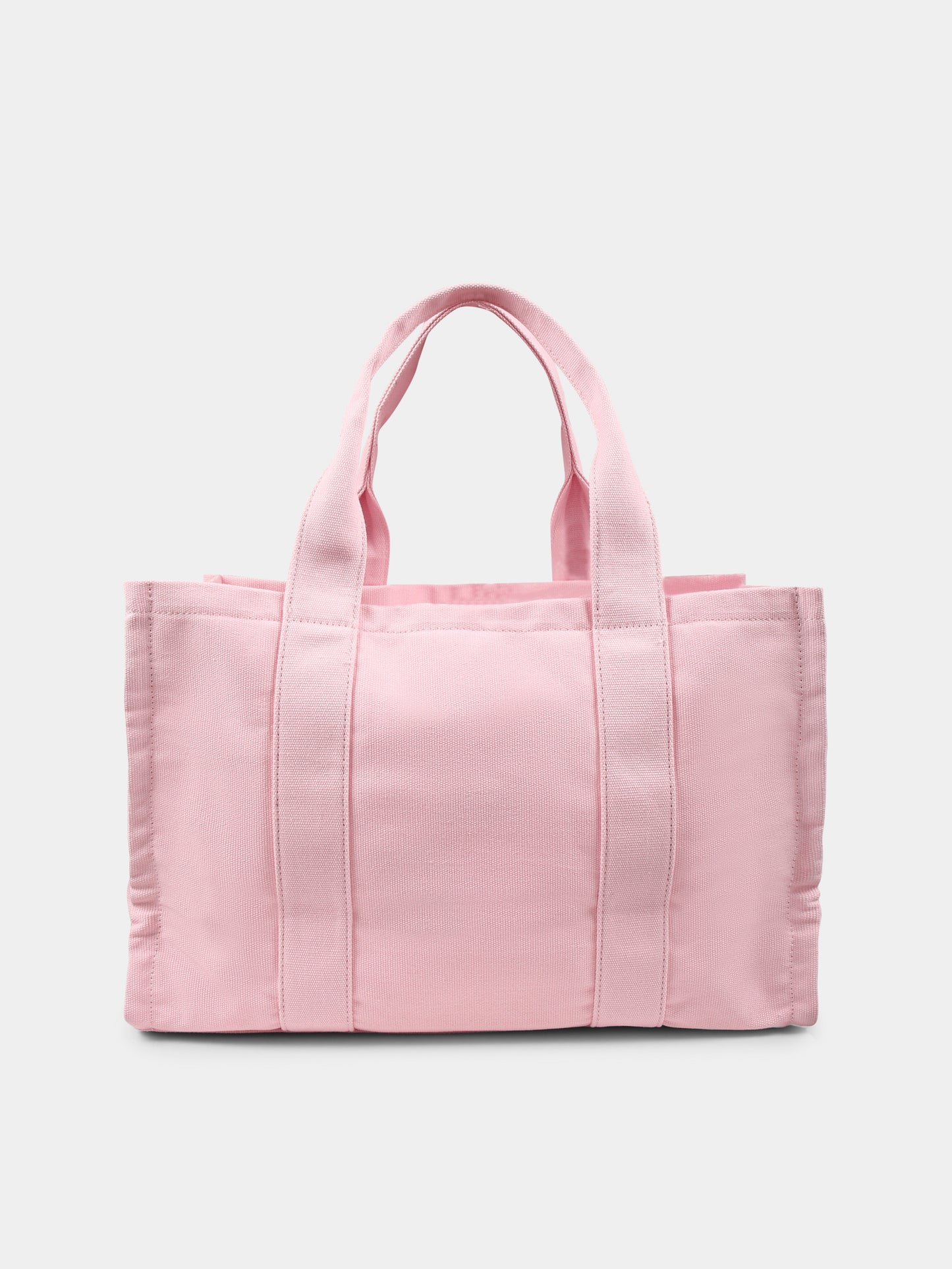 Borsa mare rosa per bambina con logo e smile,Barrow,S5BKJGBA171 BW014