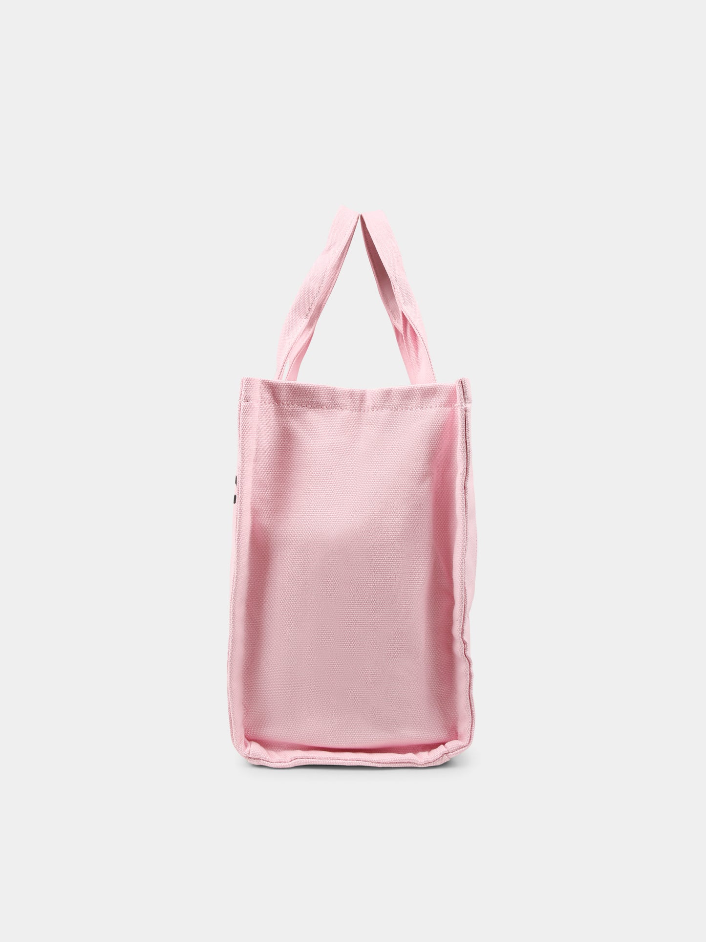 Borsa mare rosa per bambina con logo e smile,Barrow,S5BKJGBA171 BW014