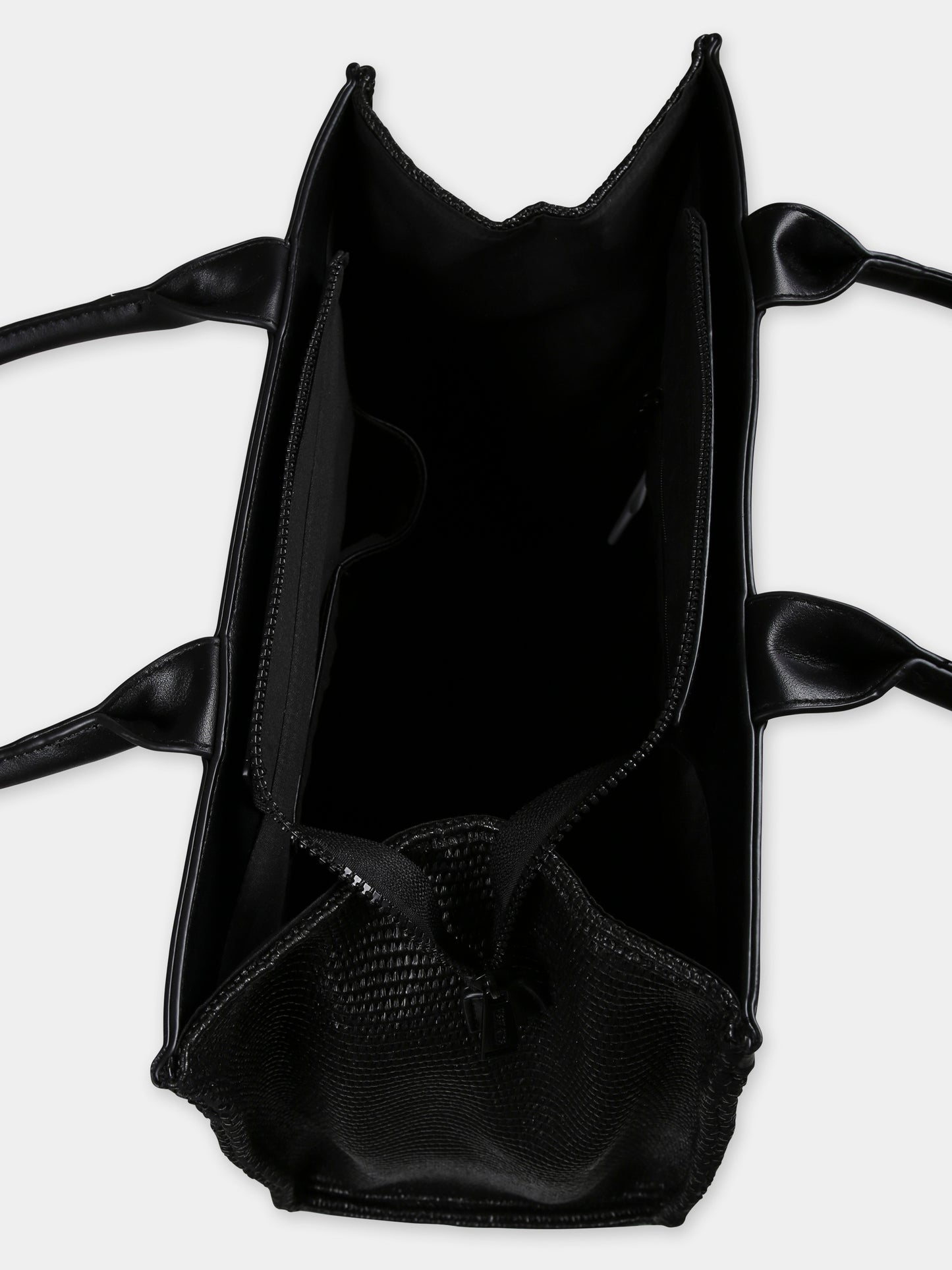 Borsa nera per bambina con logo,Msgm Kids,S5MSJGBA188 110