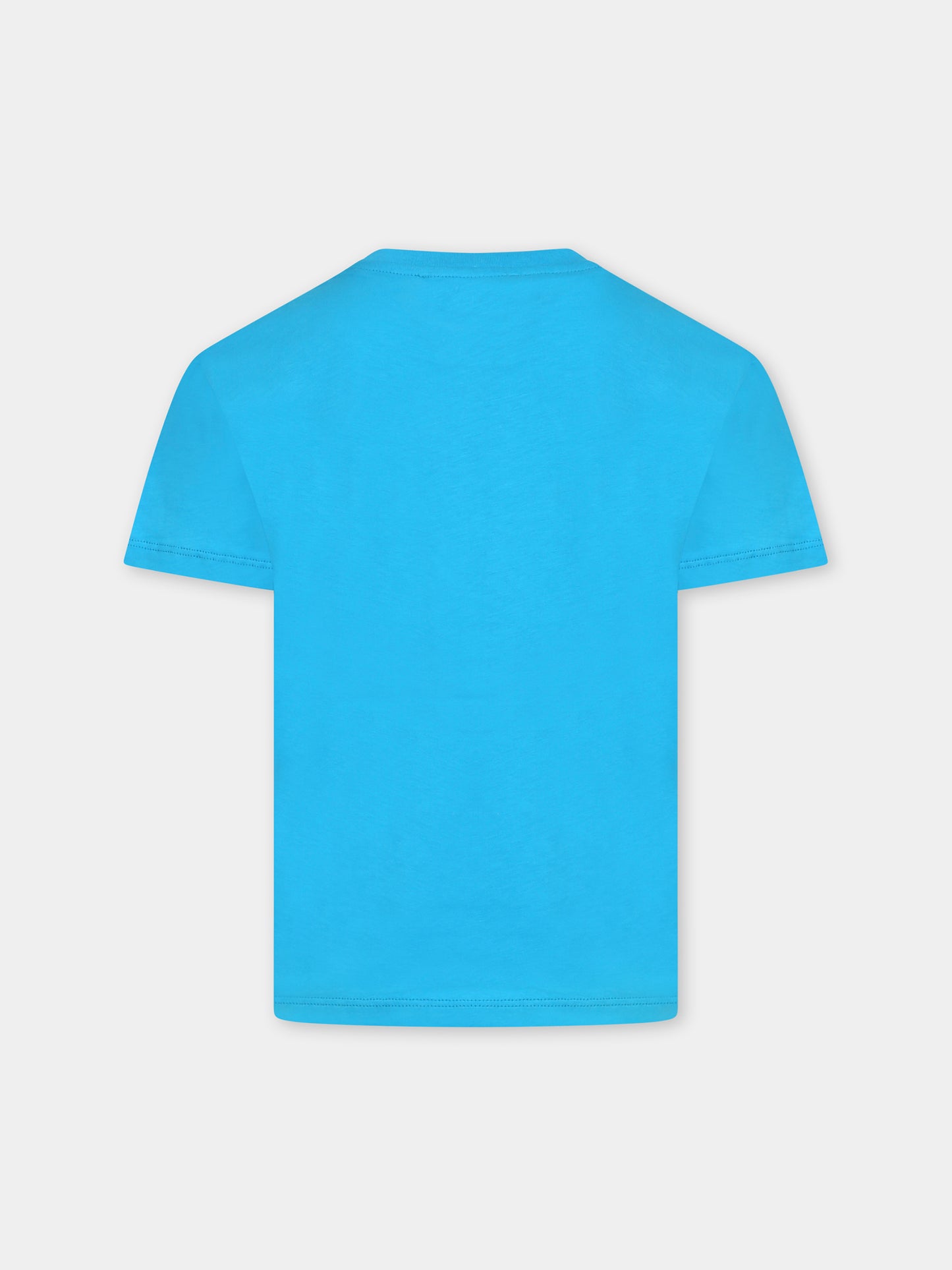 T-shirt bleu clair pour enfants avec logo