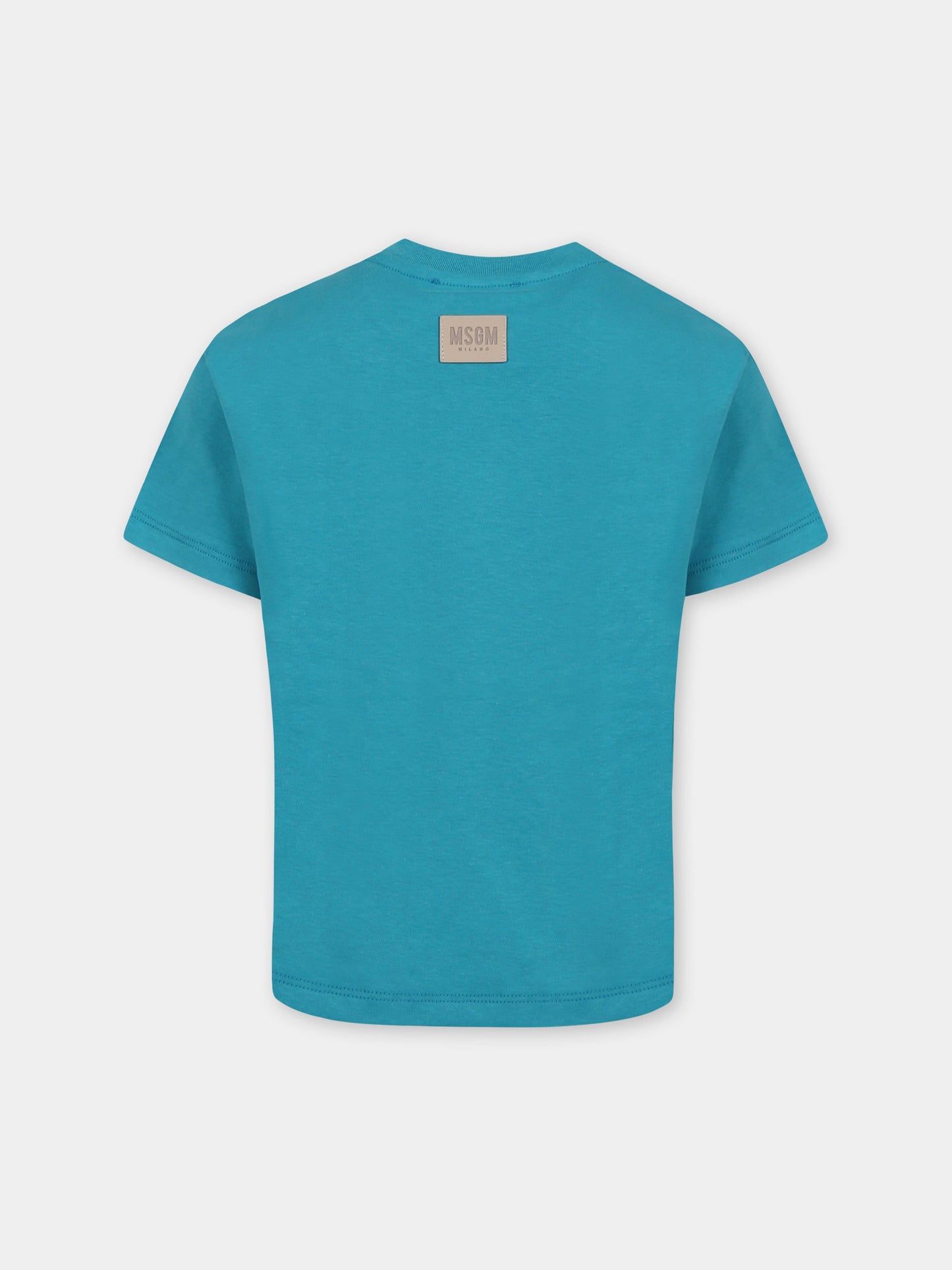 T-shirt vert pour enfants avec logo