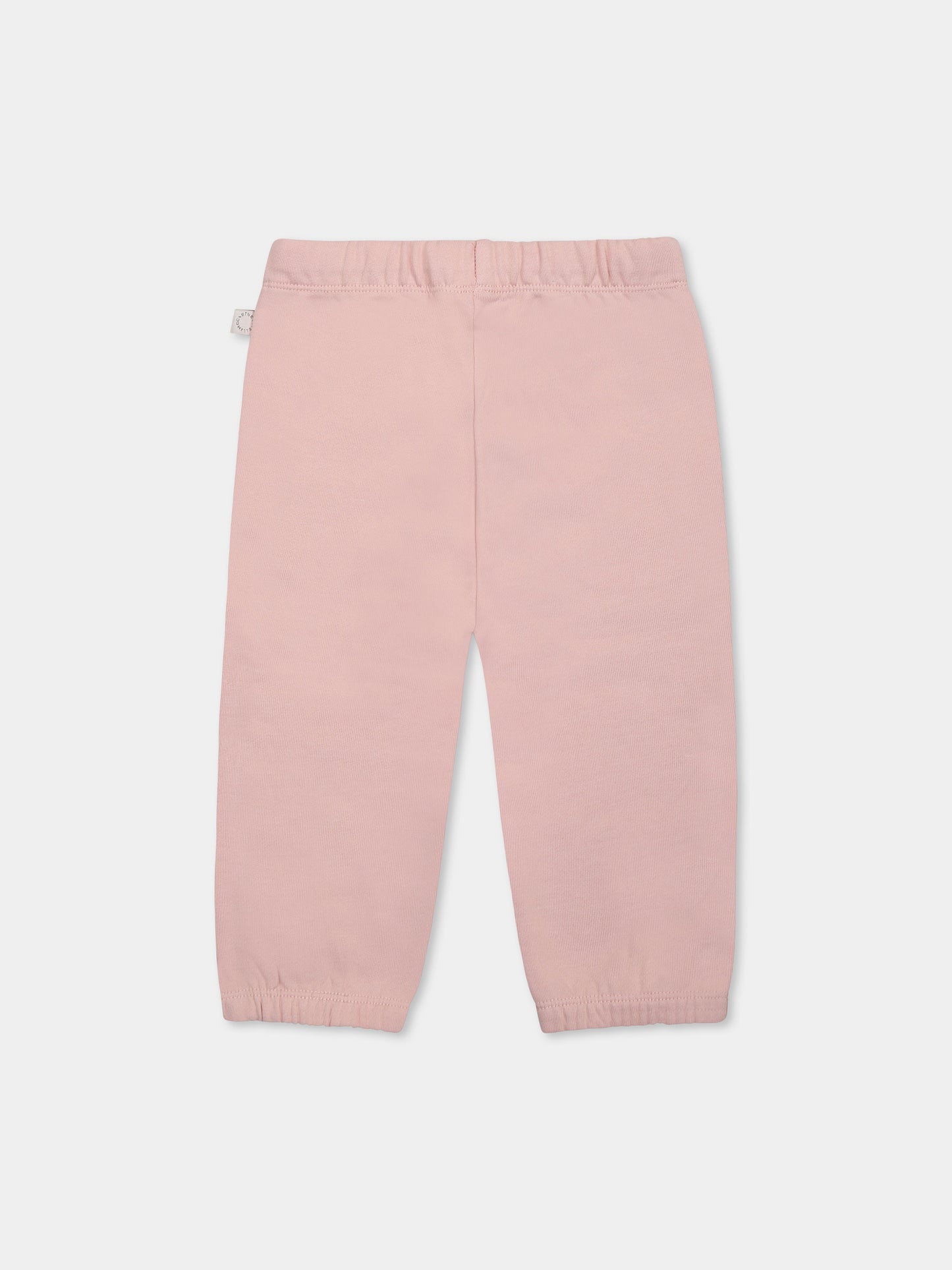 Pantalon rose pour bébé fille avec glace