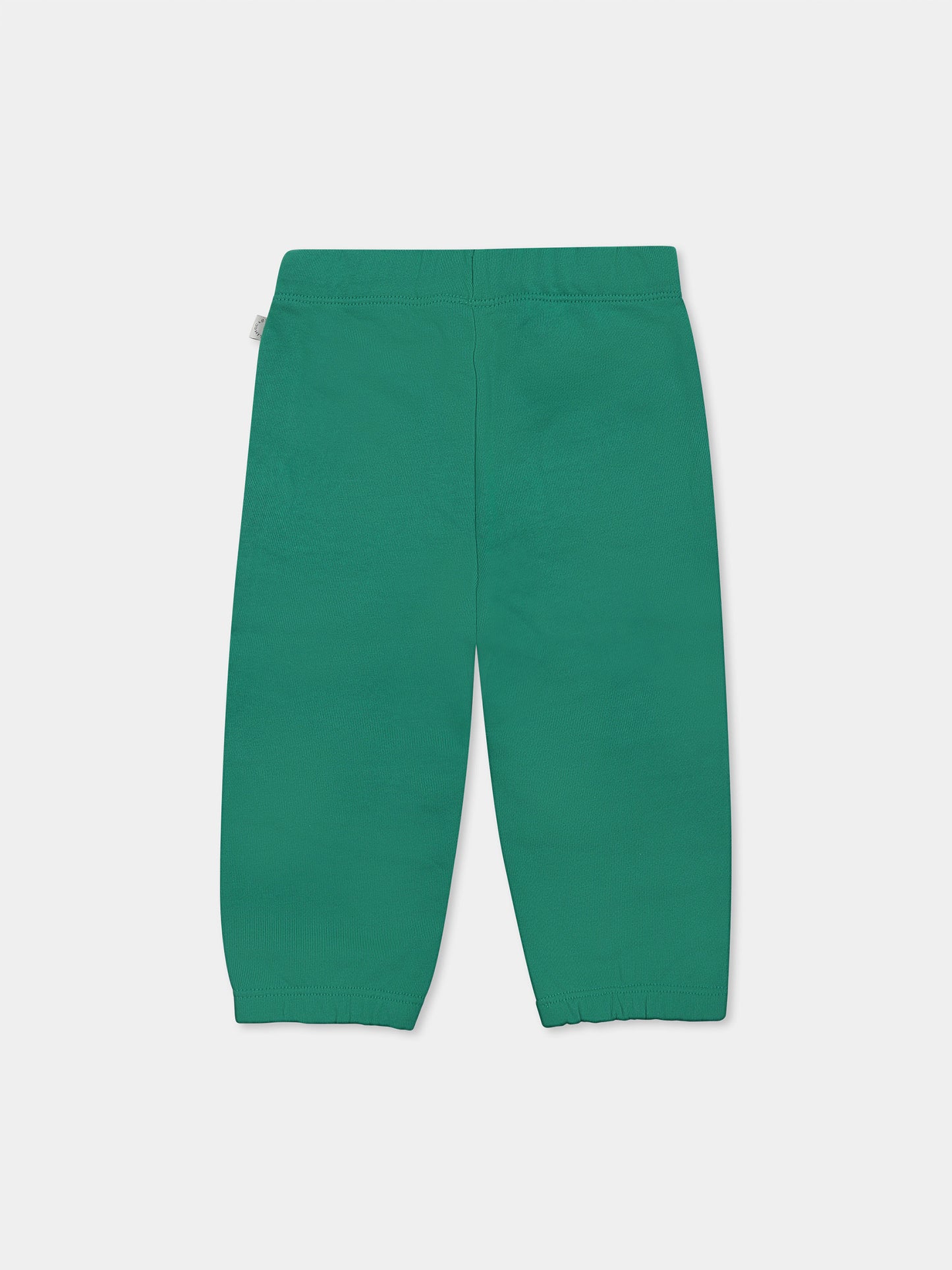 Pantalon vert pour bébé garçon avec grenouilles