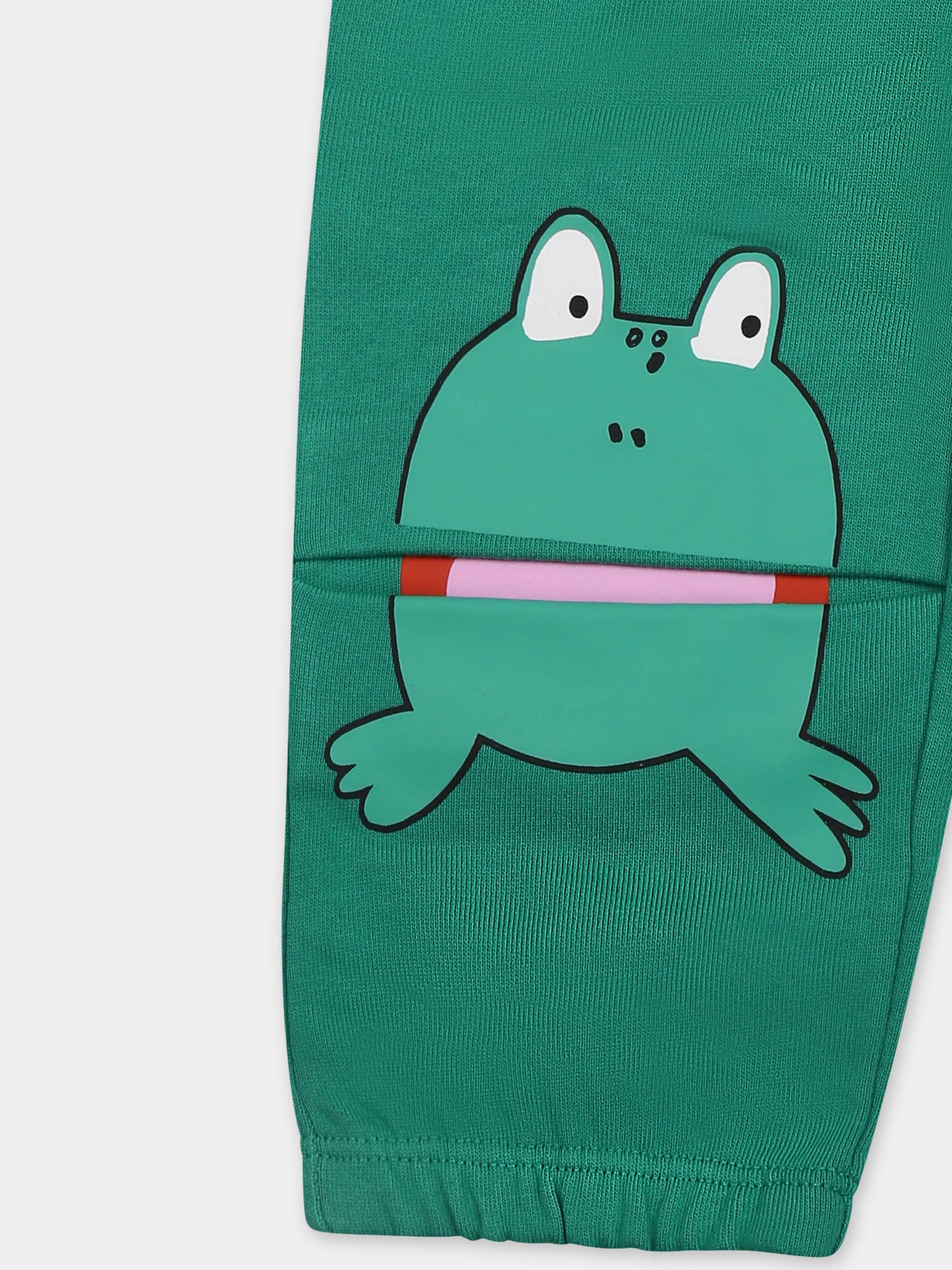 Pantalon vert pour bébé garçon avec grenouilles