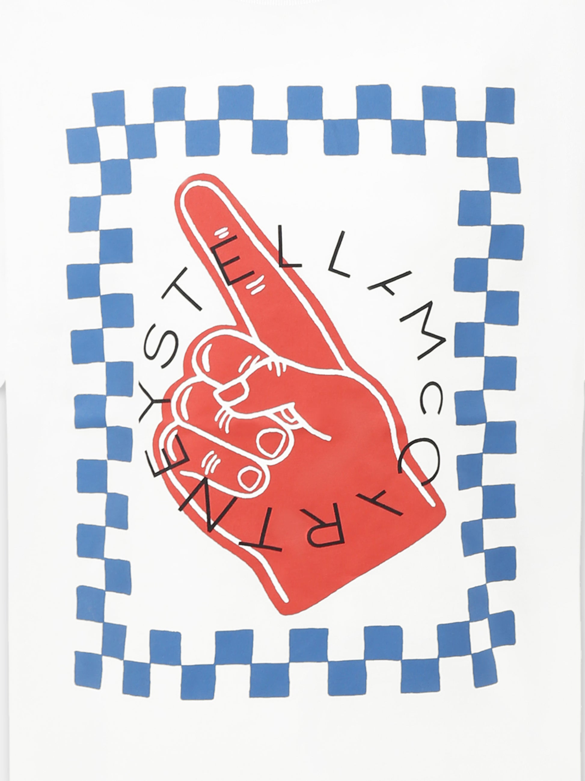 T-shirt bianca per bambino con logo,Stella Mccartney Kids,TW8R71 Z0434 100