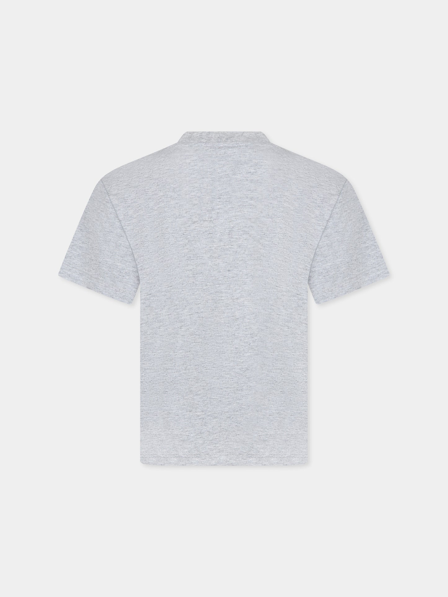 T-shirt grigia per bambino con gatto,Stella Mccartney Kids,TW8S01 Z0434 807