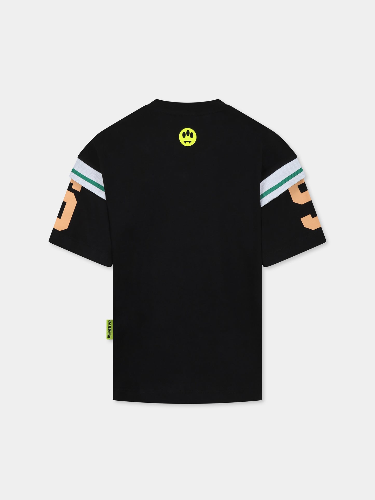 T-shirt noir pour enfatns avec logo