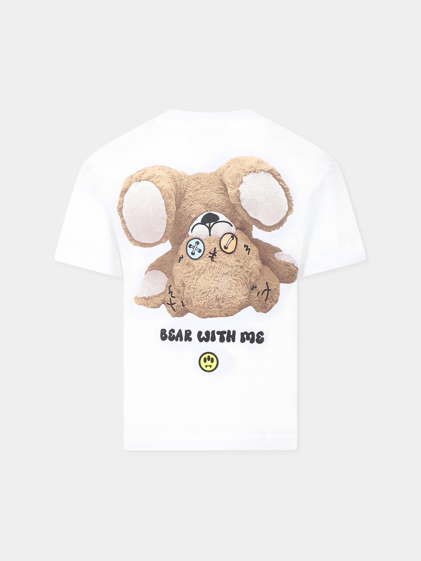 T-shirt blanc pour enfants avec logo