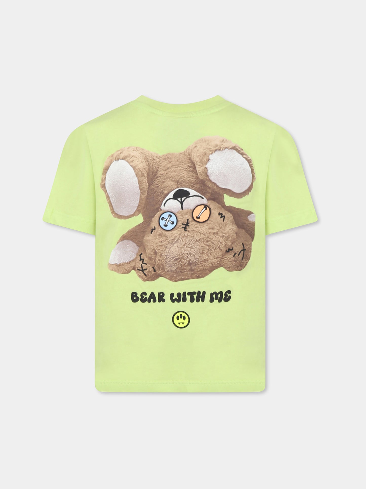T-shirt vert pour enfants avec logo