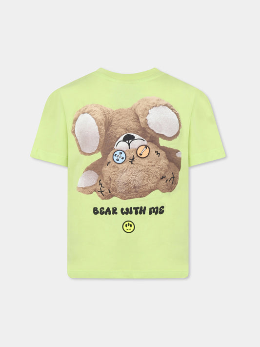 T-shirt vert pour enfants avec logo
