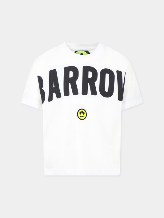 T-shirt vert pour enfants avec logo