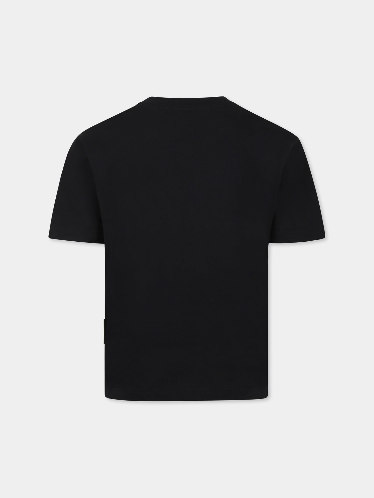 T-shirt noir pour enfants avec logo