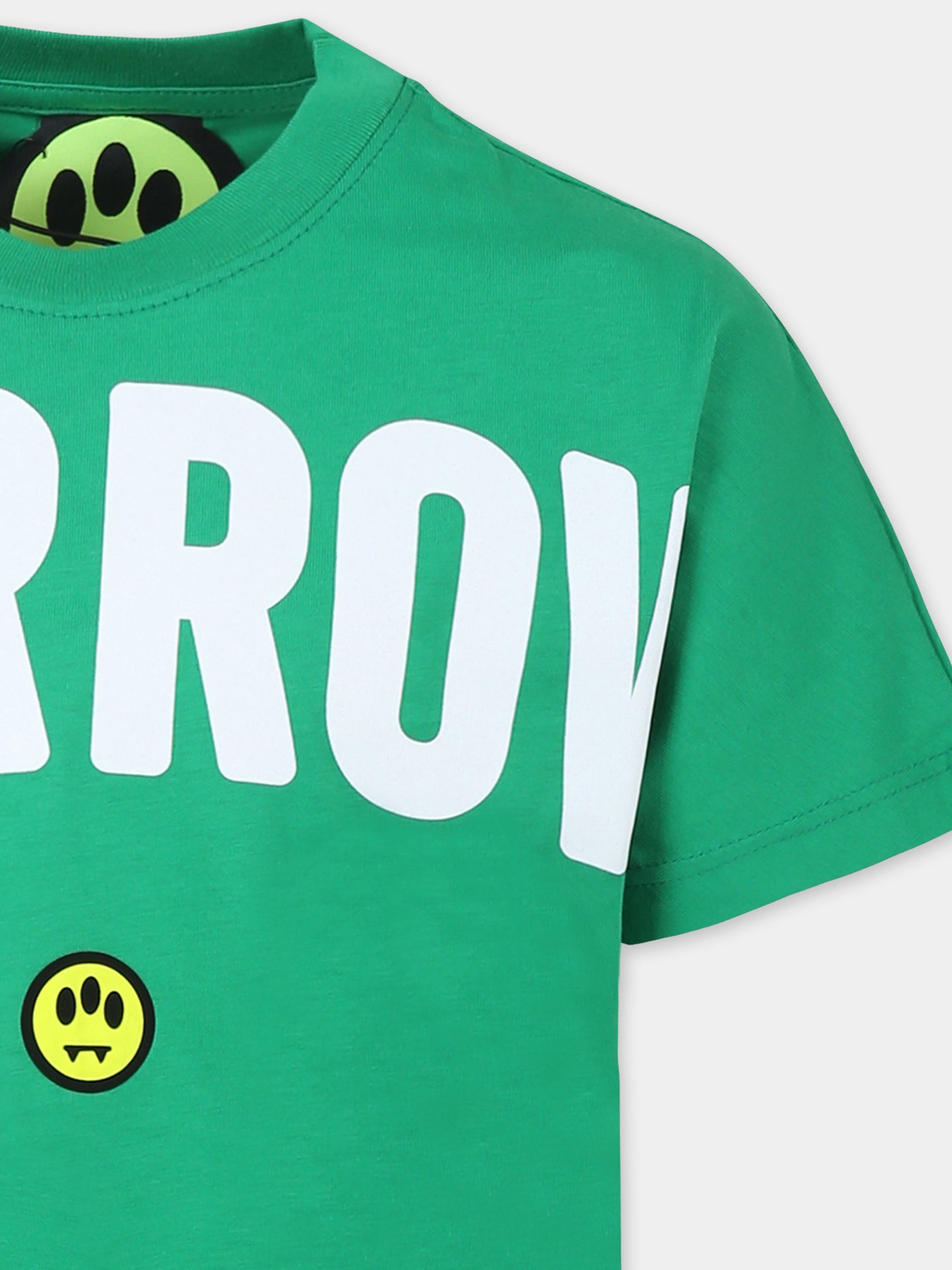T-shirt vert pour enfants avec logo
