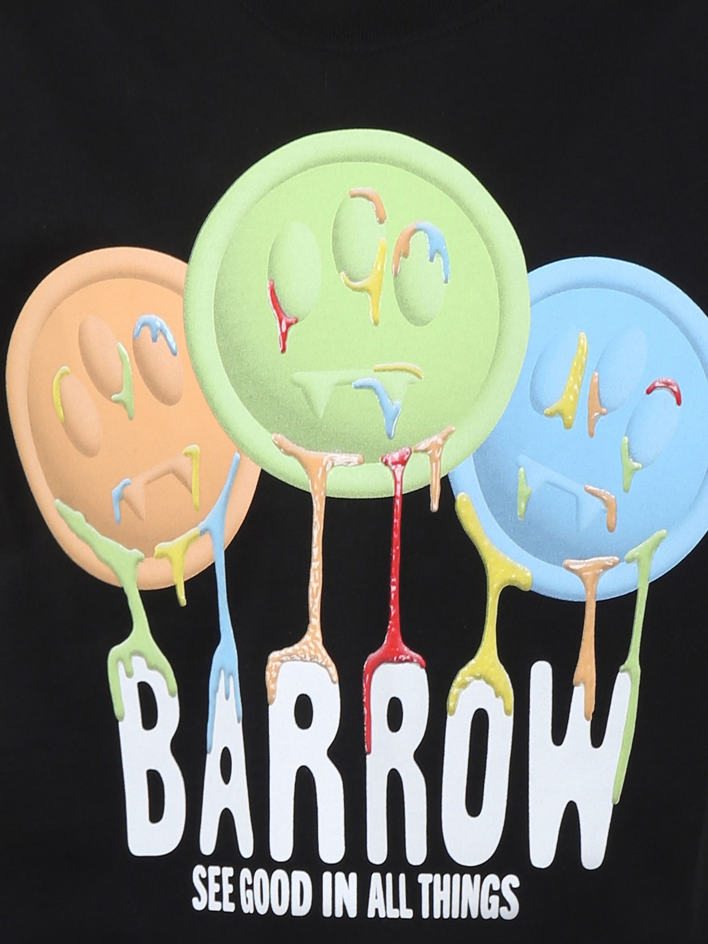T-shirt noir pour enfants avec logo