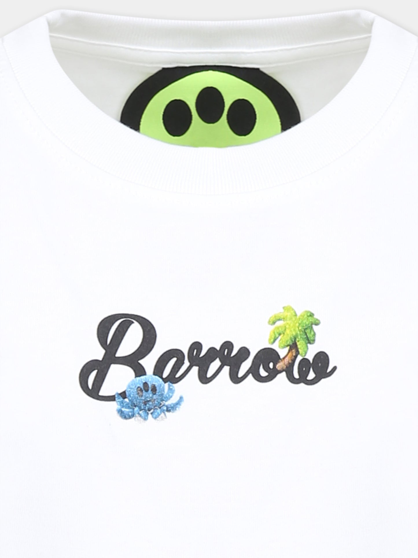 T-shirt blanc pour enfants avec logo