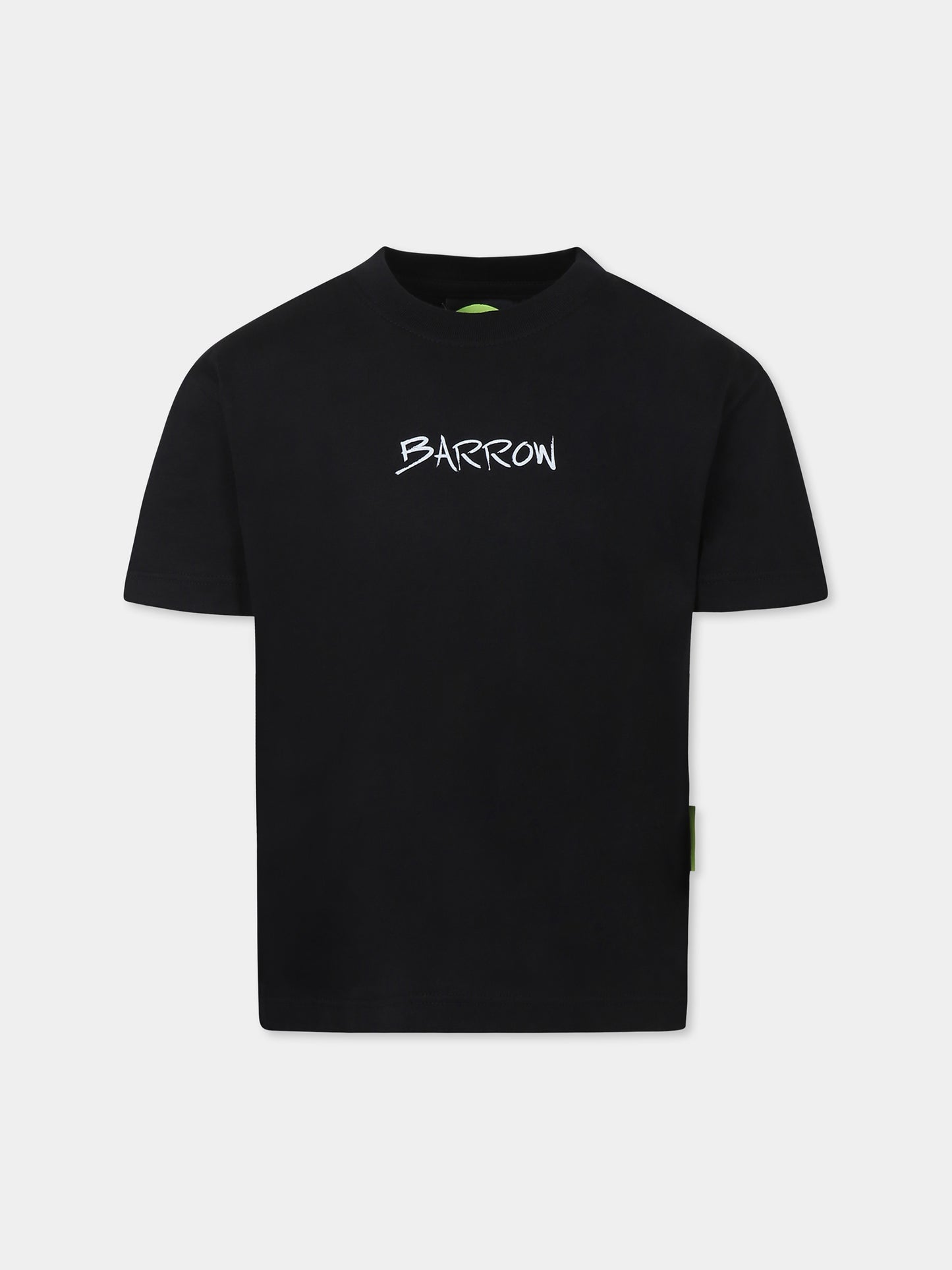 T-shirt noir pour enfants avec logo
