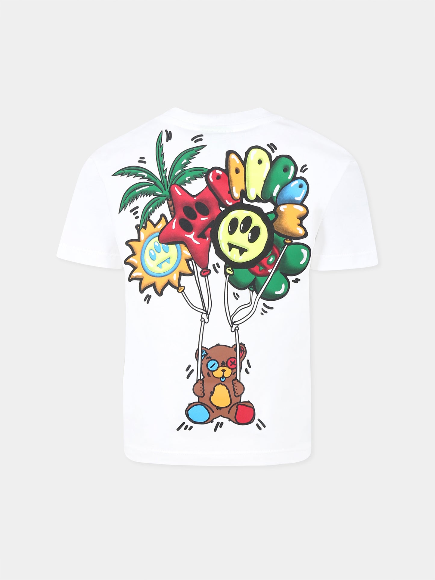 T-shirt blanc pour enfants avec logo