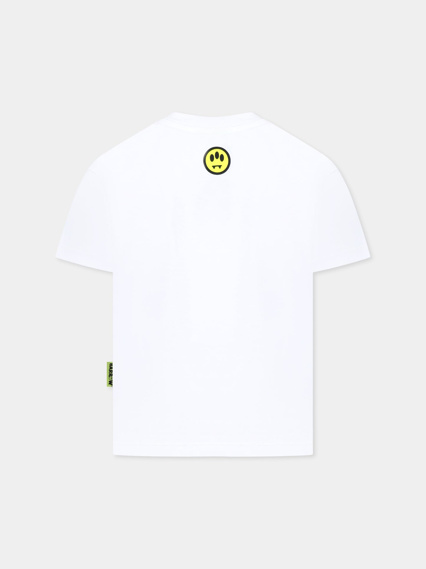 T-shirt blanc pour enfants avec imprimé Bear