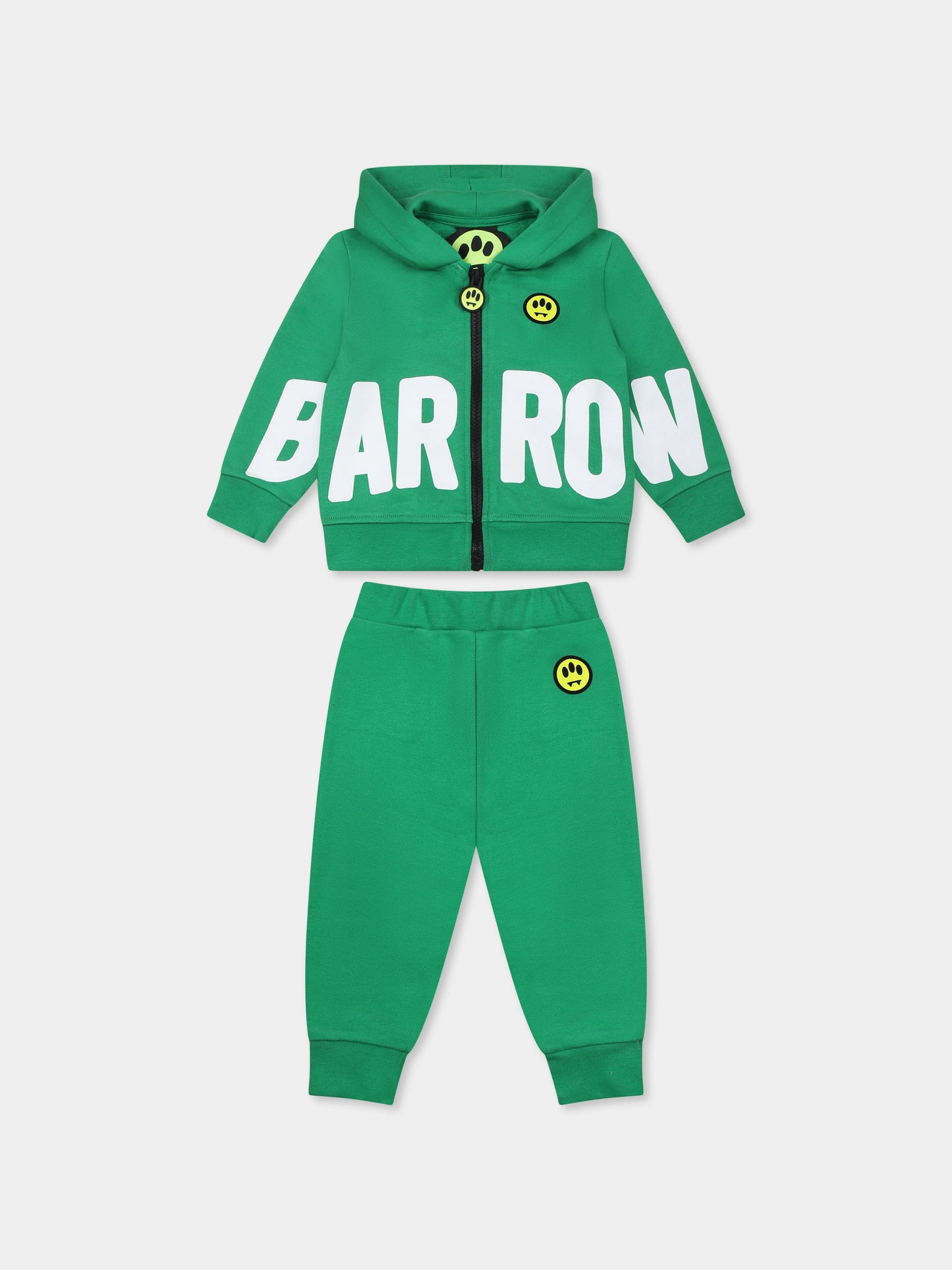 Completo verde per neonati con logo,Barrow,S5BKUNSF158 BW012