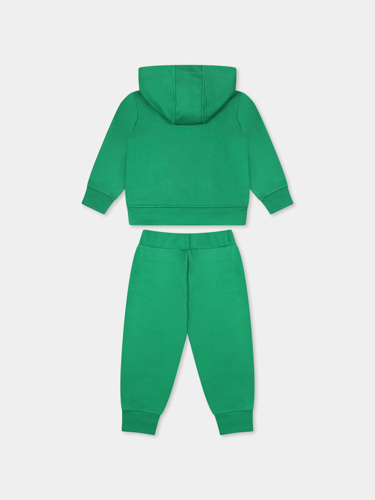 Completo verde per neonati con logo,Barrow,S5BKUNSF158 BW012