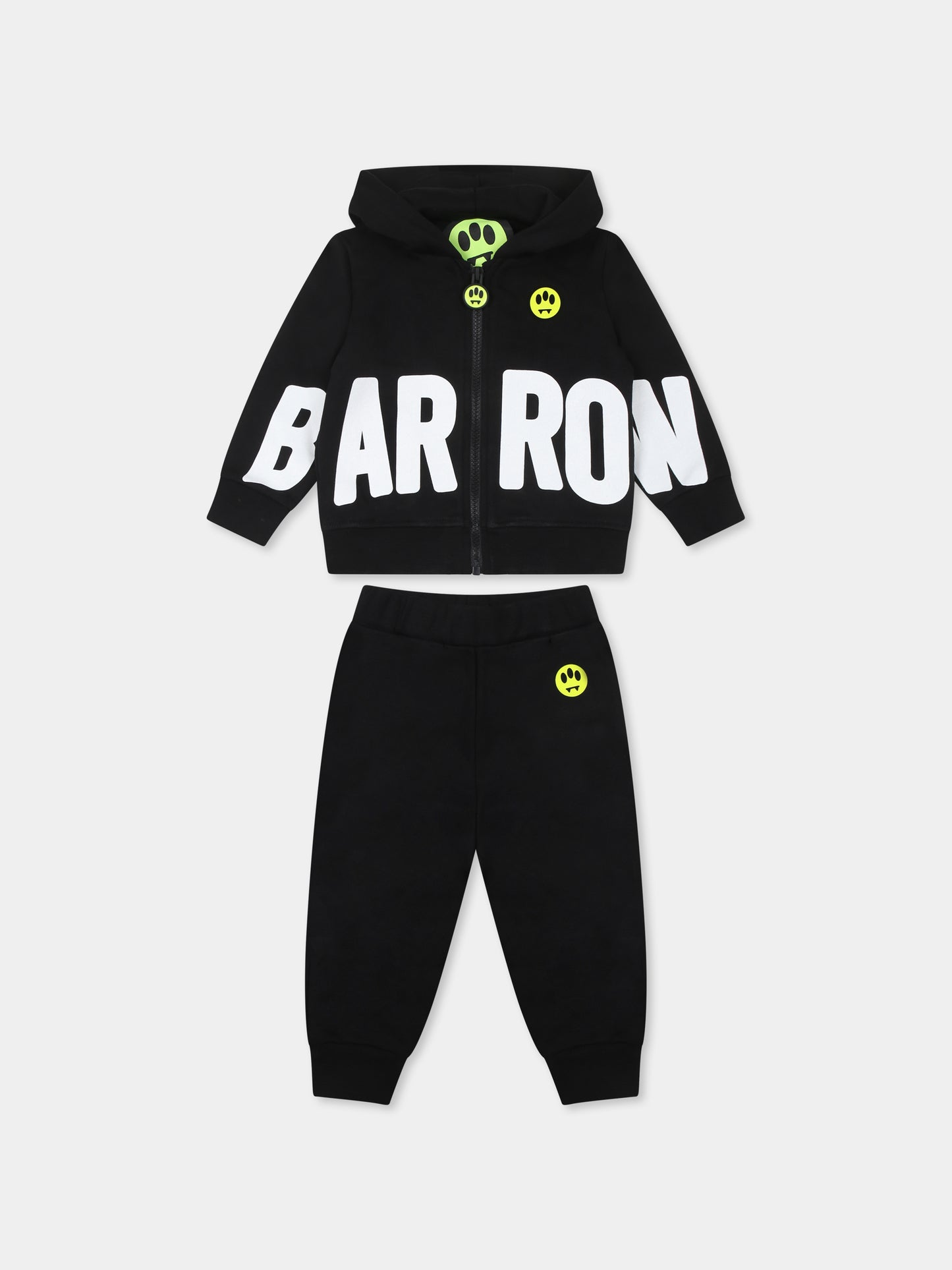 Completo nero per neonati con logo,Barrow,S5BKUNSF158 110