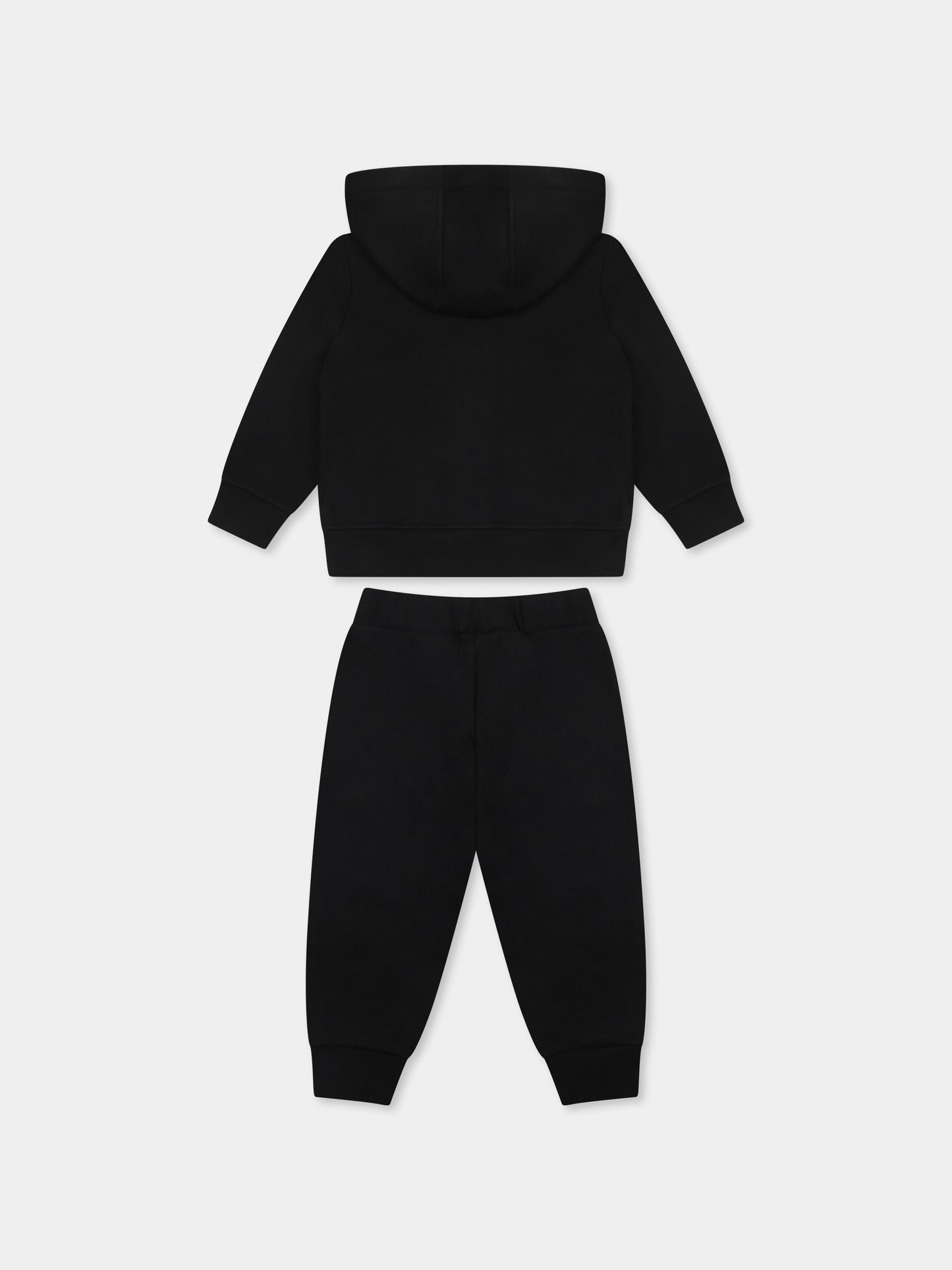 Completo nero per neonati con logo,Barrow,S5BKUNSF158 110