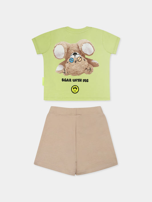 Ensemble multicolore pour bébé enfants avec imprimé Bear