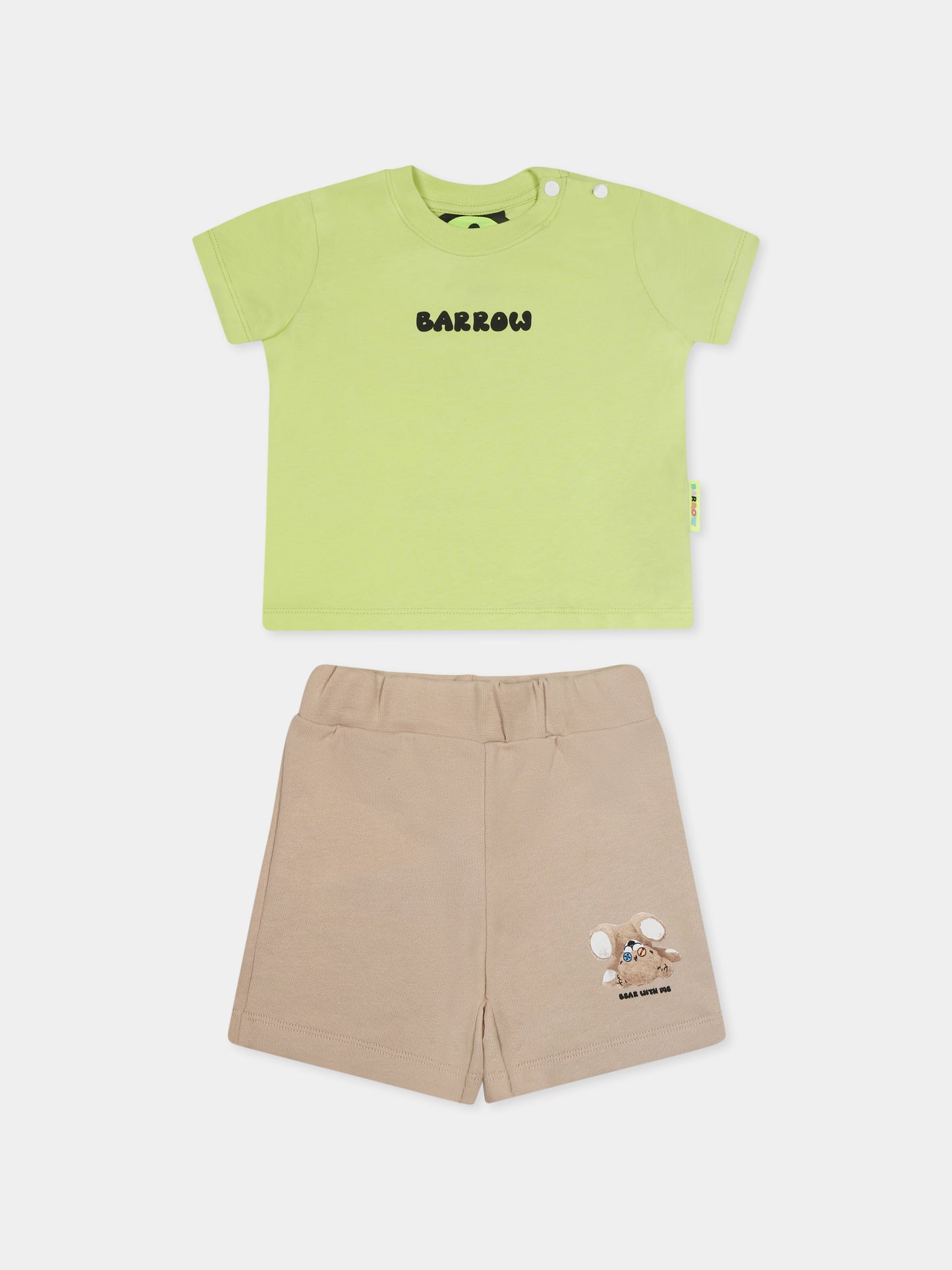 Ensemble multicolore pour bébé enfants avec imprimé Bear