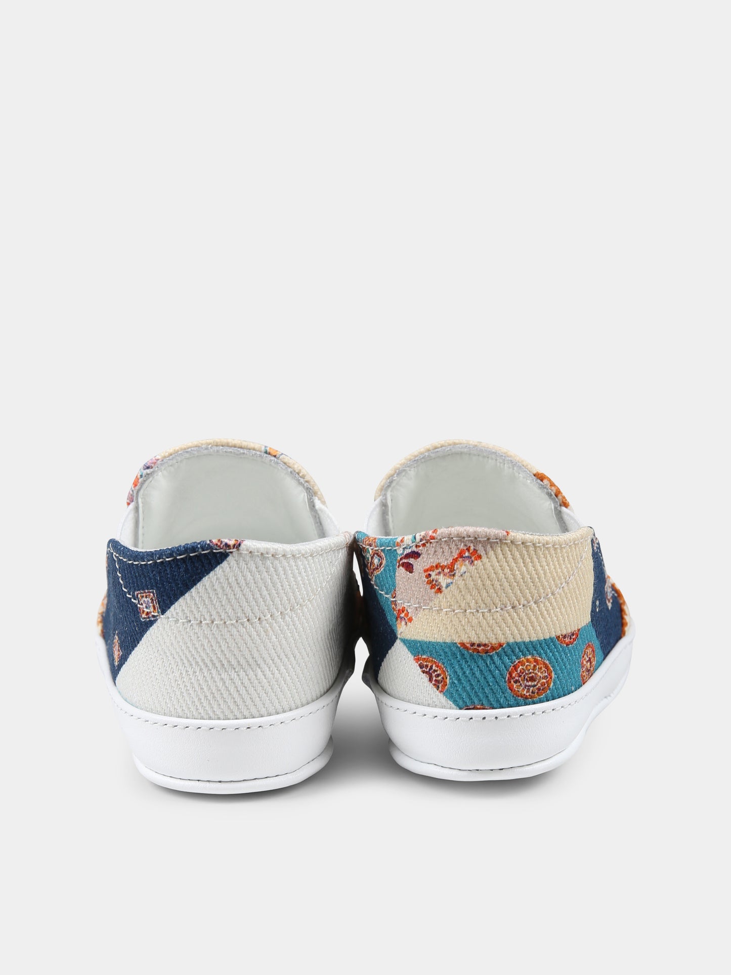 Slip on multicolor per neonato con stampa paisley,Etro,GW0586 D0114 432MC