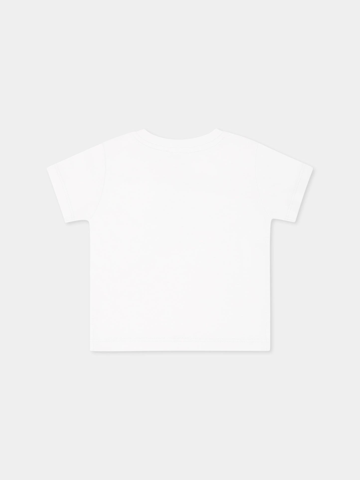 T-shirt blanc pour bébé garçon avec Pégase