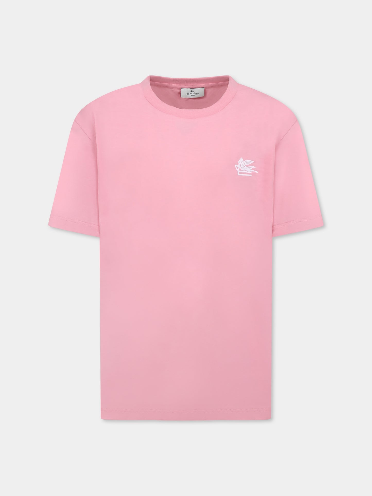 T-shirt rose pour fille avec Pégase