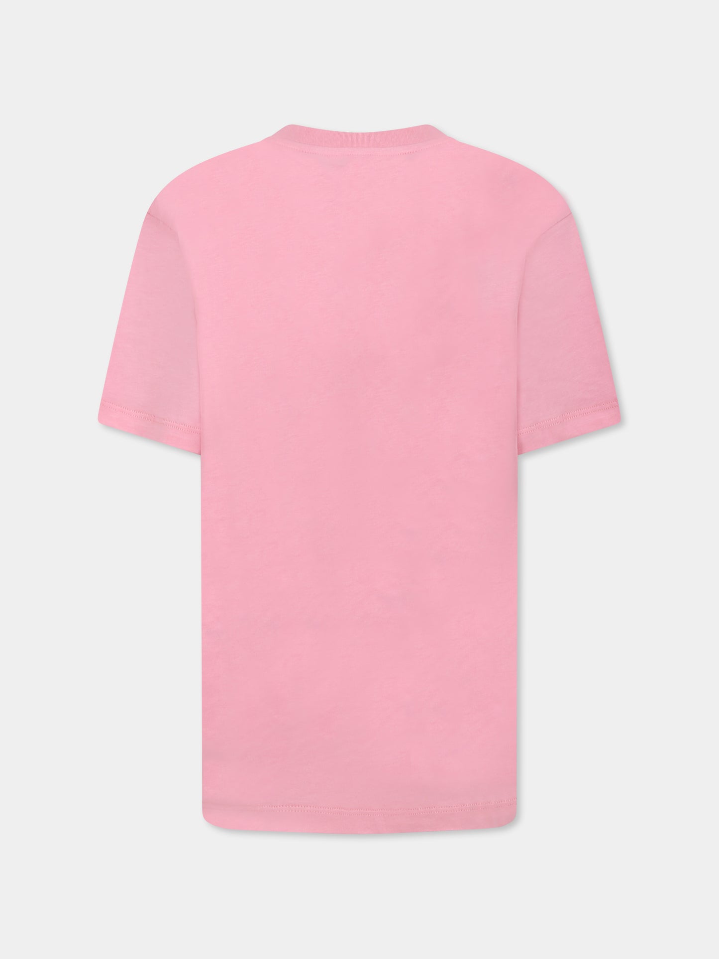 T-shirt rose pour fille avec Pégase