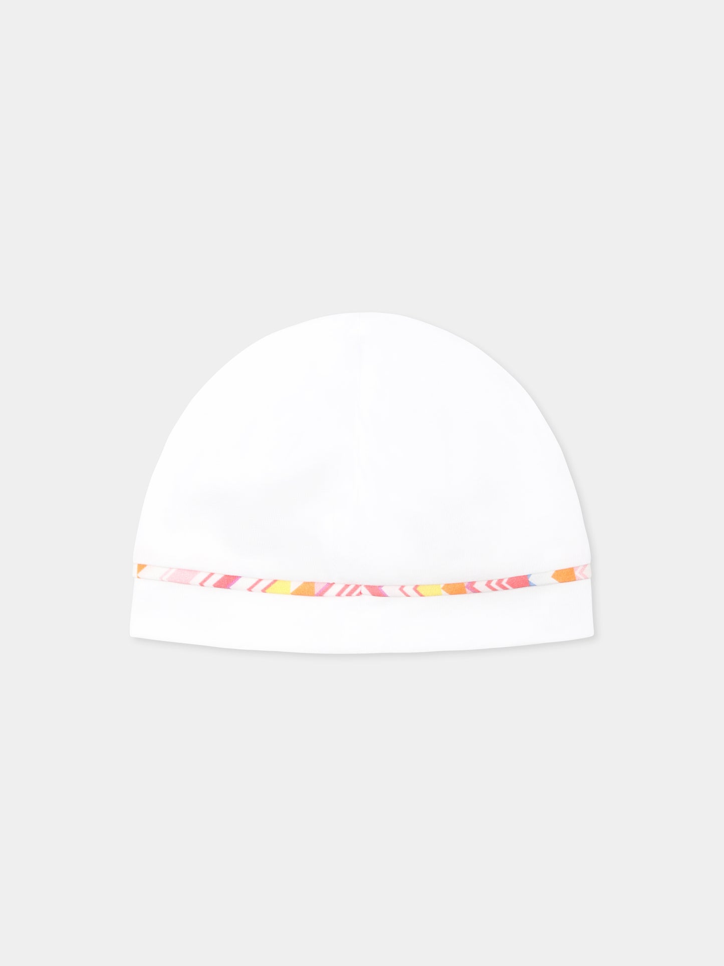 Set tutina bianco per neonata con logo,Missoni,MWB010 Z0082 100