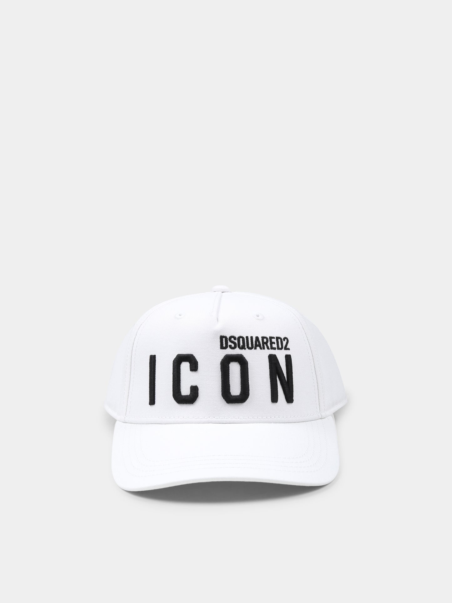 Chapeau blanc pour garçon avec logo