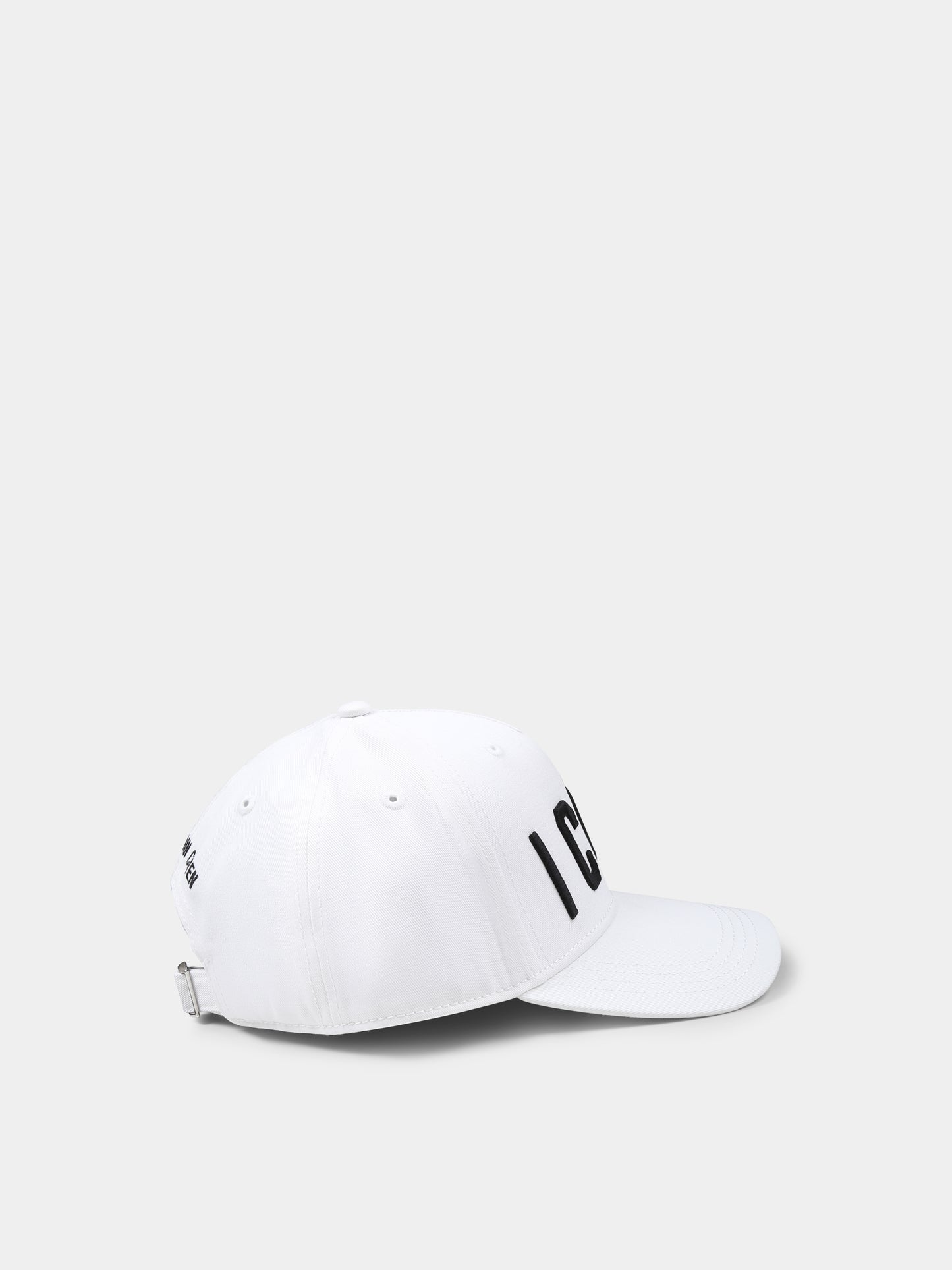 Chapeau blanc pour garçon avec logo